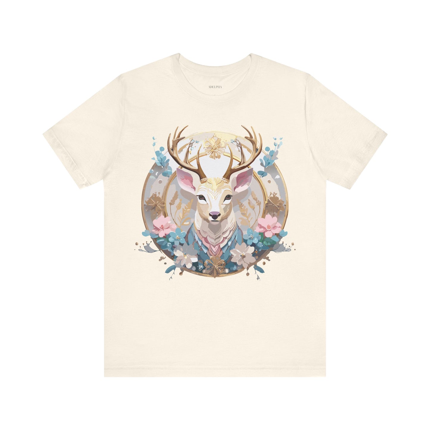 Natural Cotton Tee Shirt - Medallion Collection Printify