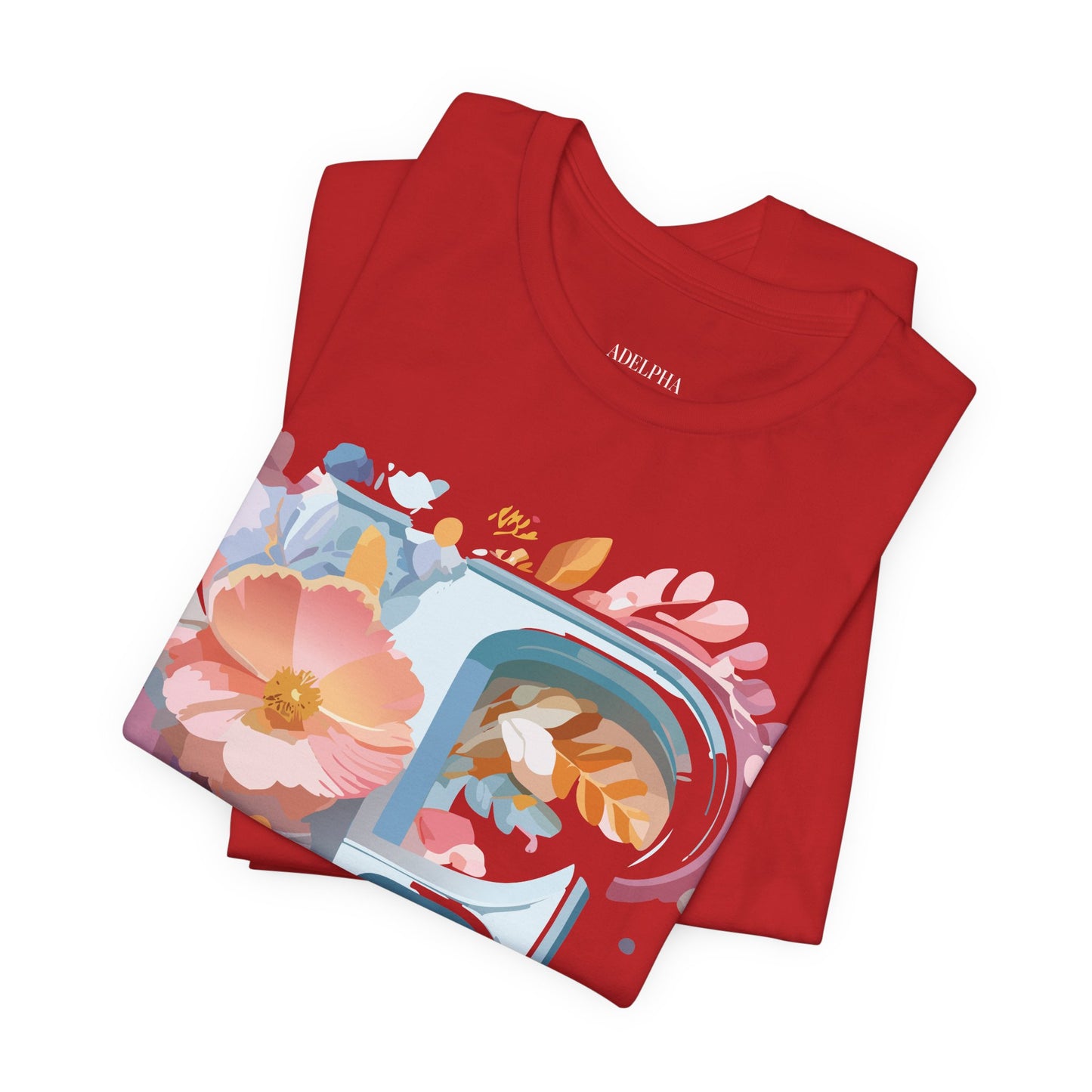 Natural Cotton Tee Shirt - Letters Collection - F Printify