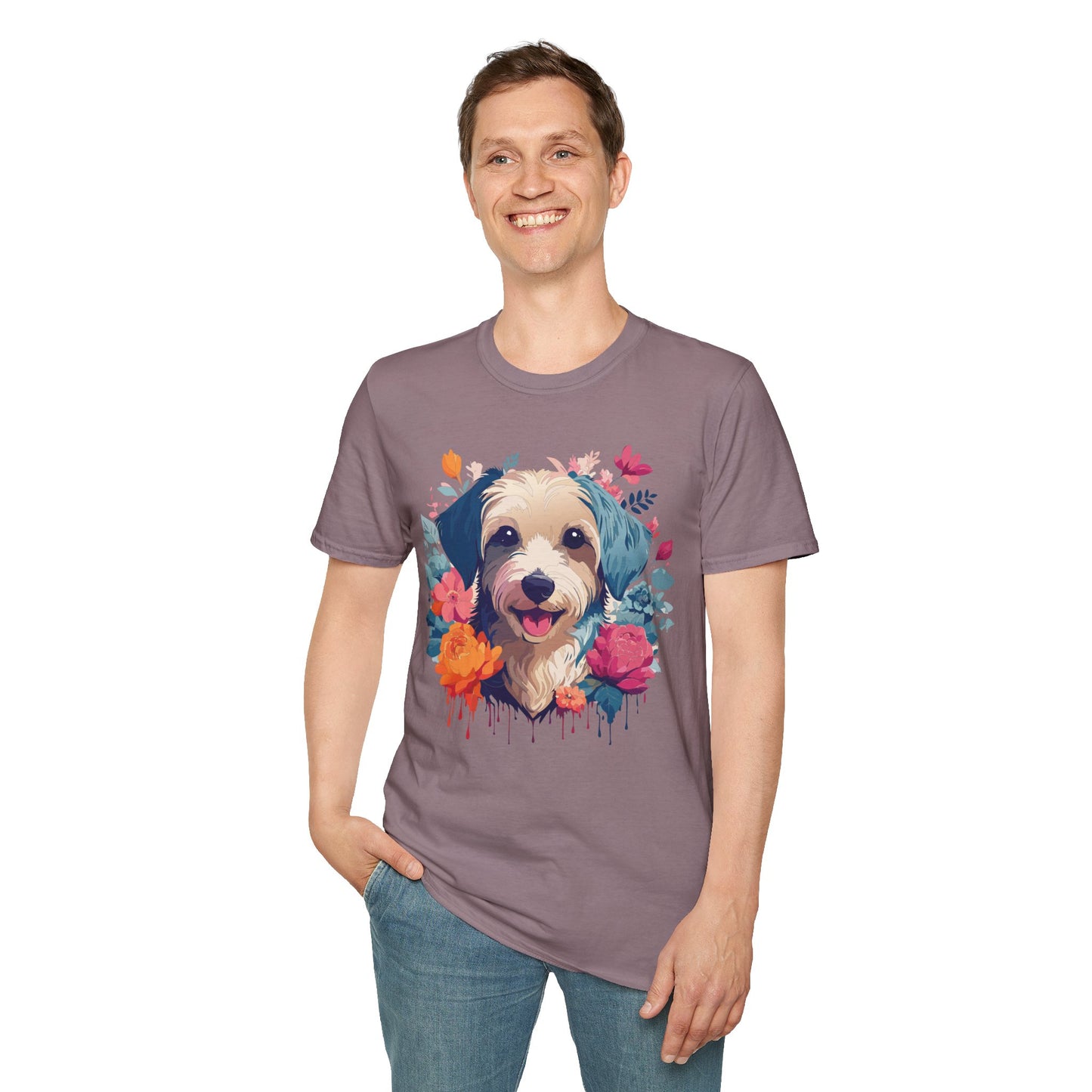 Dog Shirt, Shirt with Dog, Animal Tee, Shirt with Animals