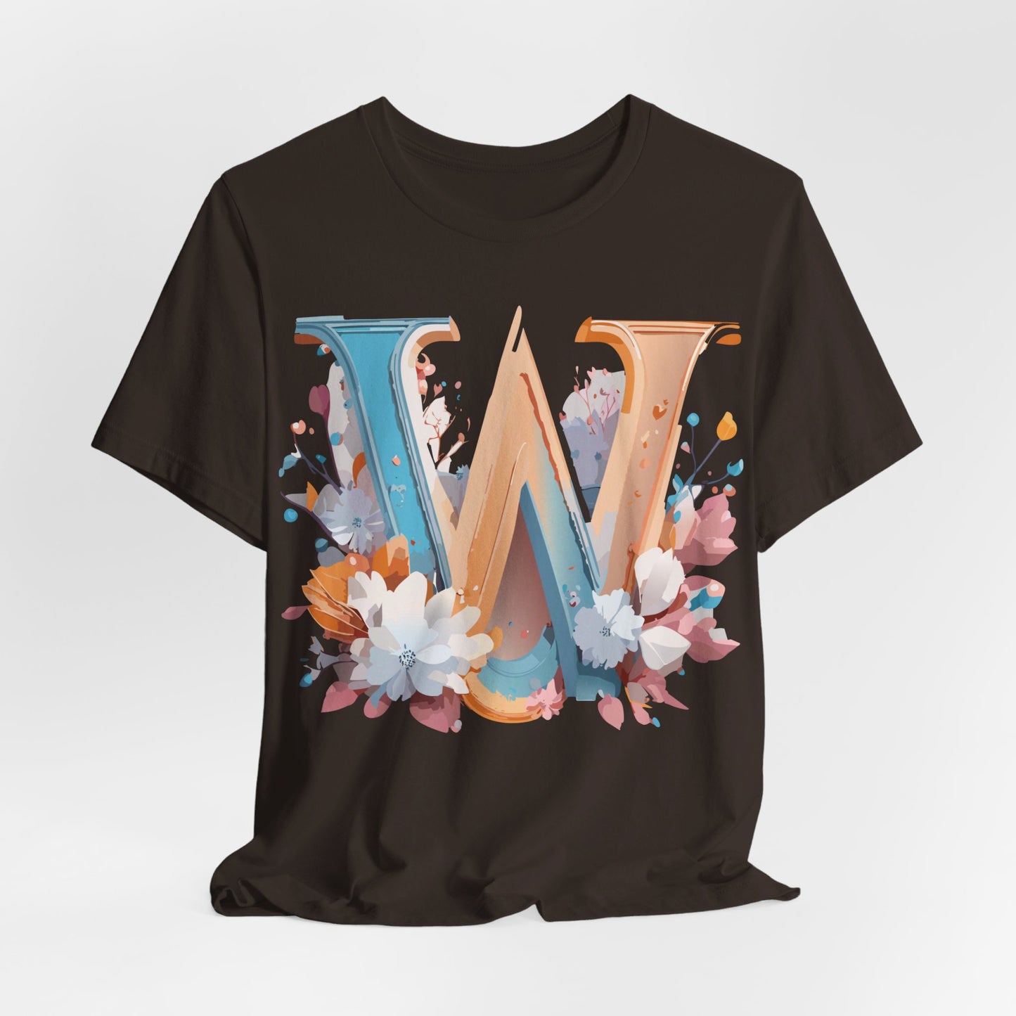 Natural Cotton Tee Shirt - Letters Collection - W Printify