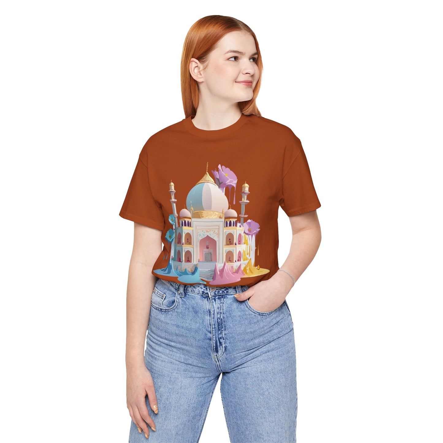 Natural Cotton Tee Shirt - Bukhara, Uzbekistan Printify