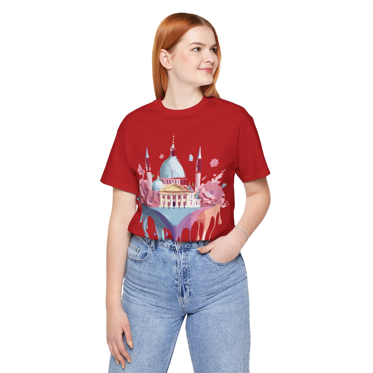 Natural Cotton Tee Shirt - Beautiful Places Collection - Venice Printify