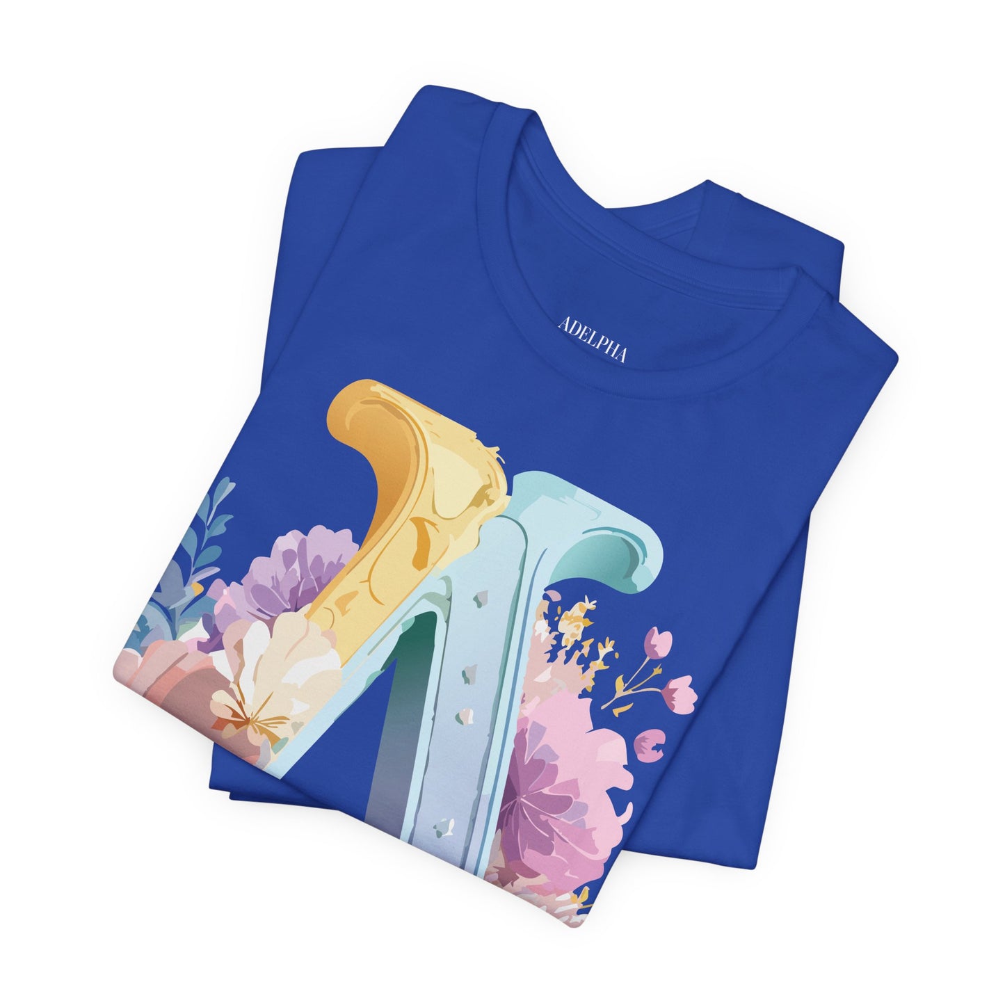 Natural Cotton Tee Shirt - Letters Collection - A Printify