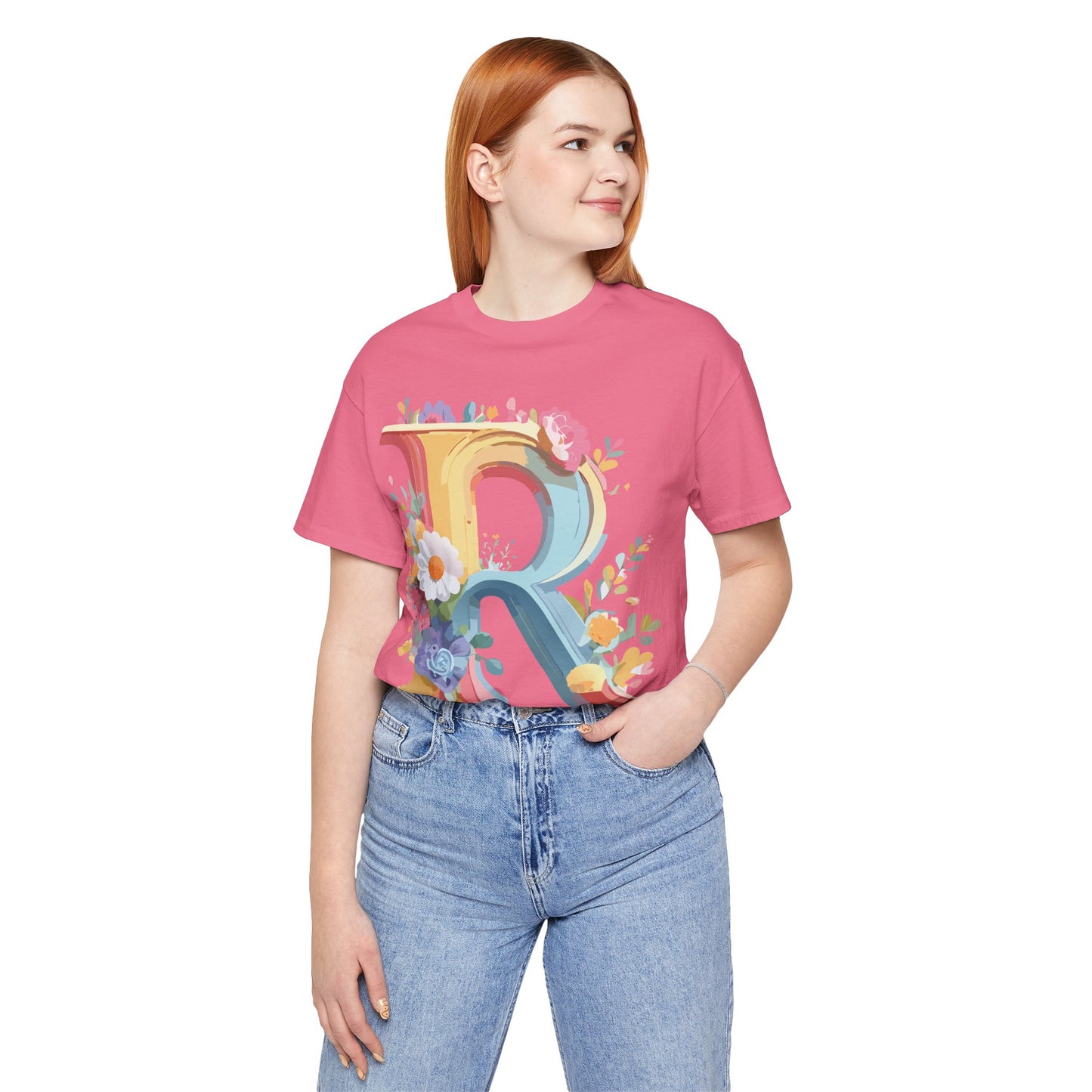 Letter Shirt, Letter R Shirt - ADELPHA