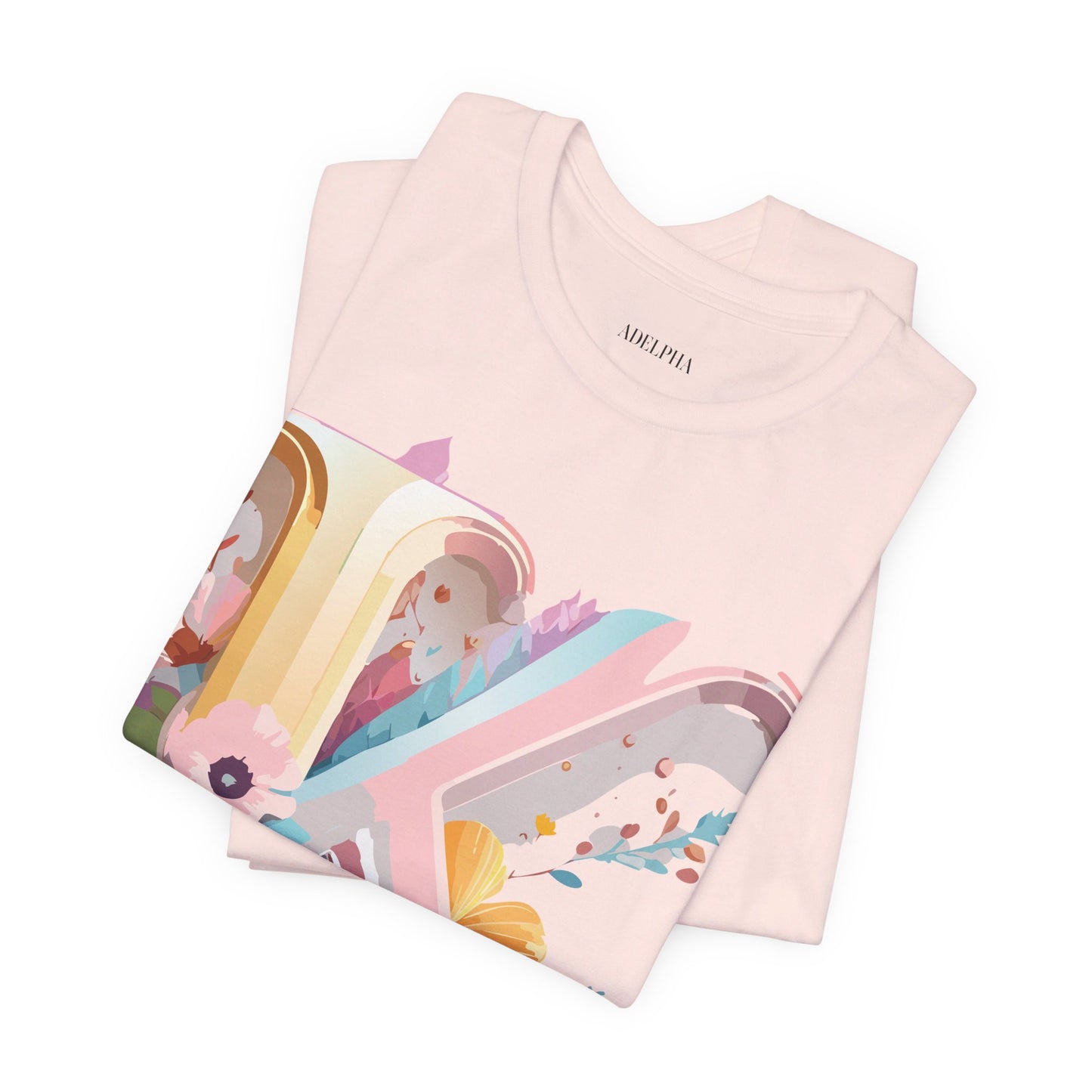 Natural Cotton Tee Shirt - Letters Collection - K Printify