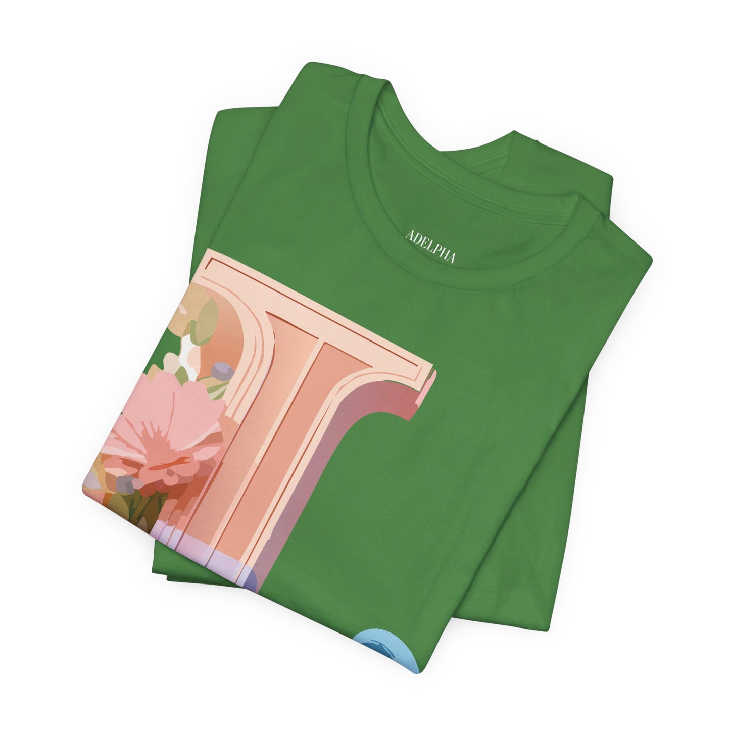 Natural Cotton Tee Shirt - Letters Collection - L Printify