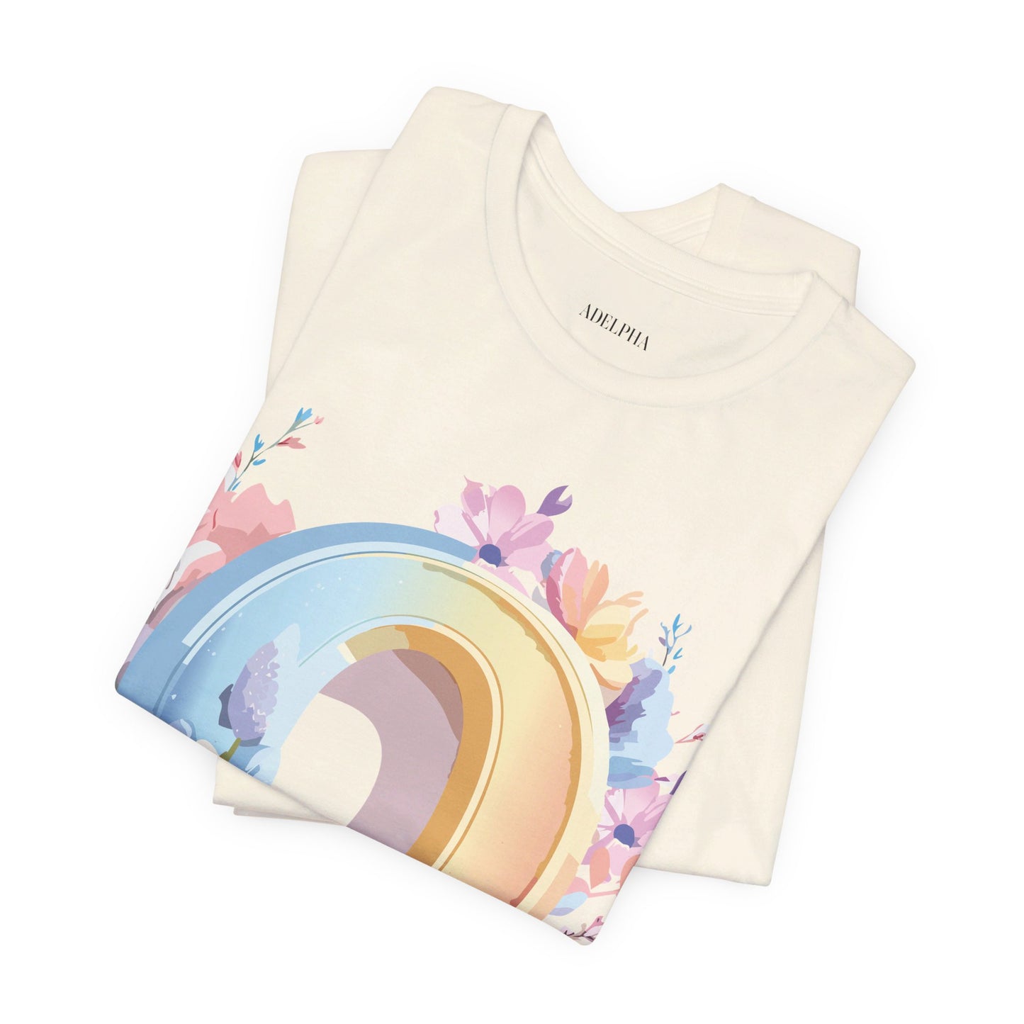 Natural Cotton Tee Shirt - Letters Collection - O Printify