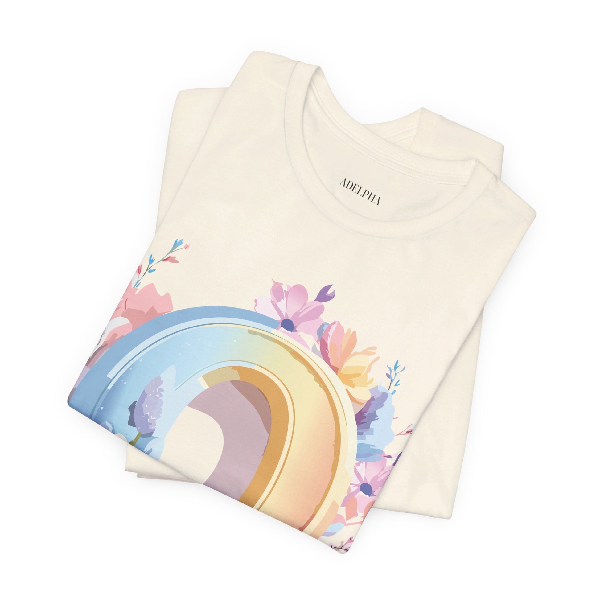 Natural Cotton Tee Shirt - Letters Collection - O Printify