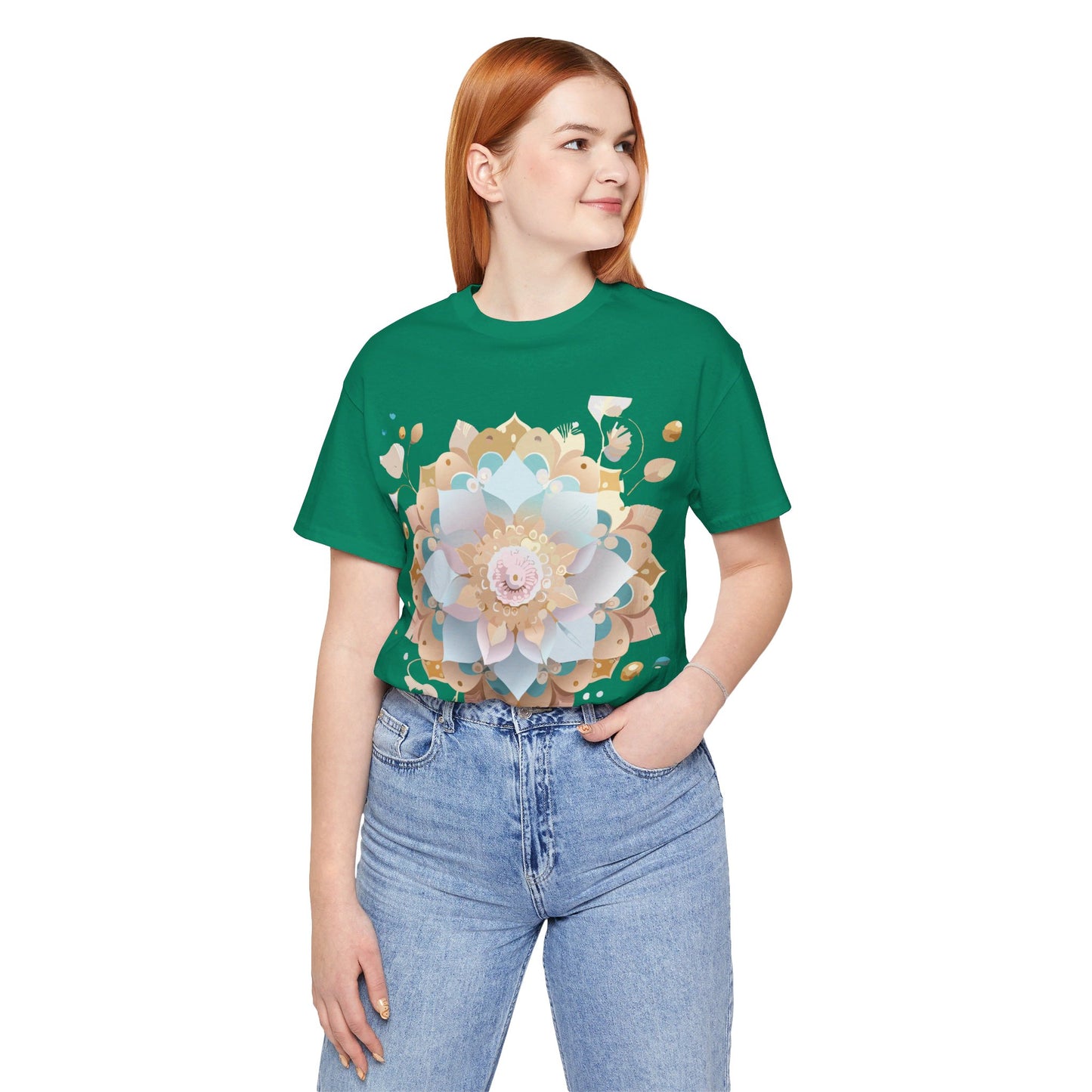 Natural Cotton Tee Shirt - Medallion Collection Printify