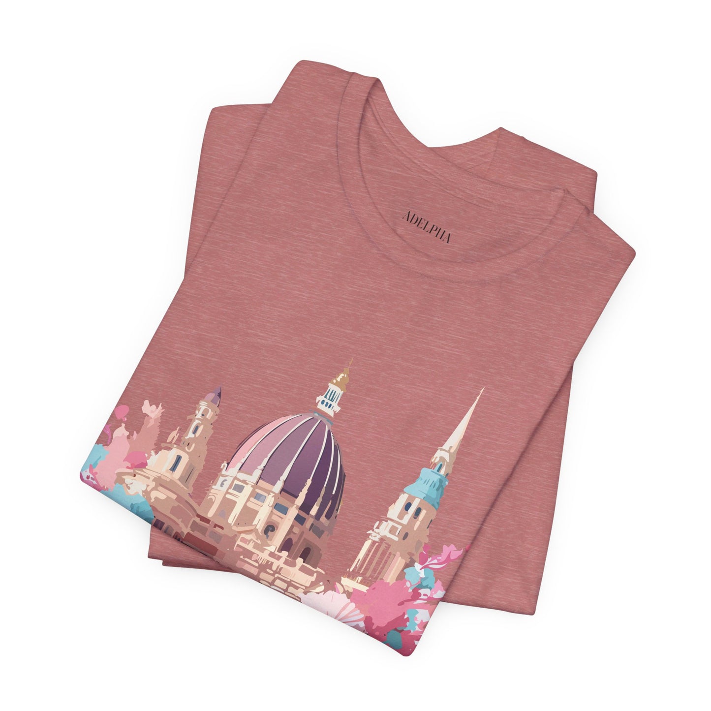 Natural Cotton Tee Shirt - Beautiful Places Collection - Vienna Printify