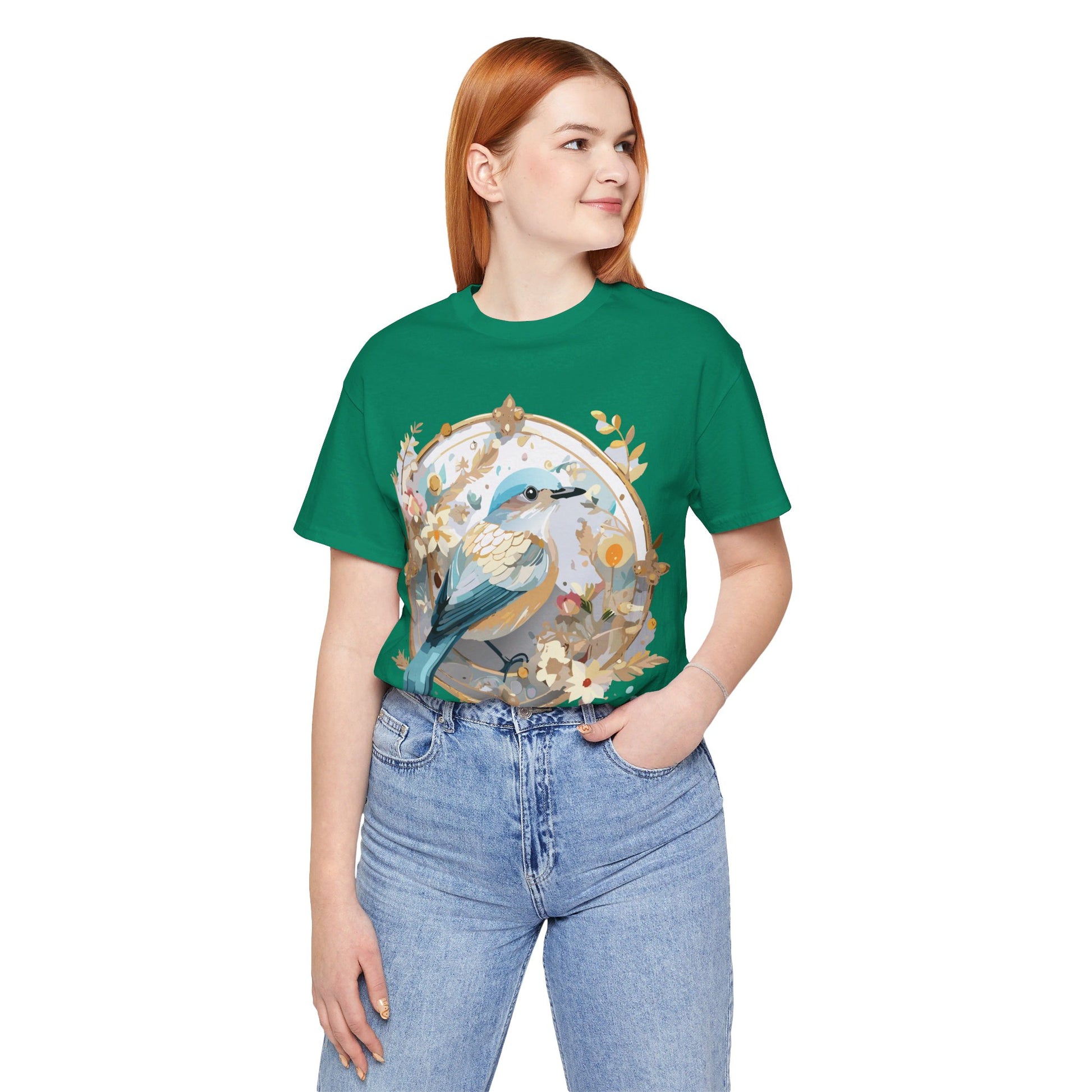 Natural Cotton Tee Shirt - Medallion Collection Printify