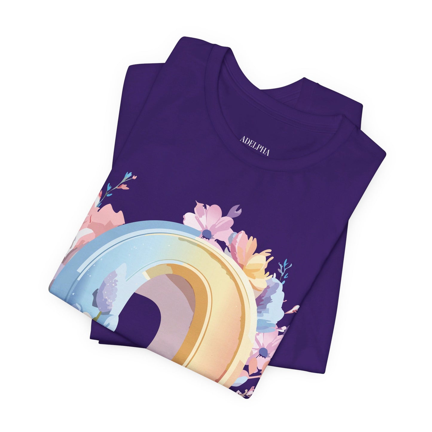 Natural Cotton Tee Shirt - Letters Collection - O Printify