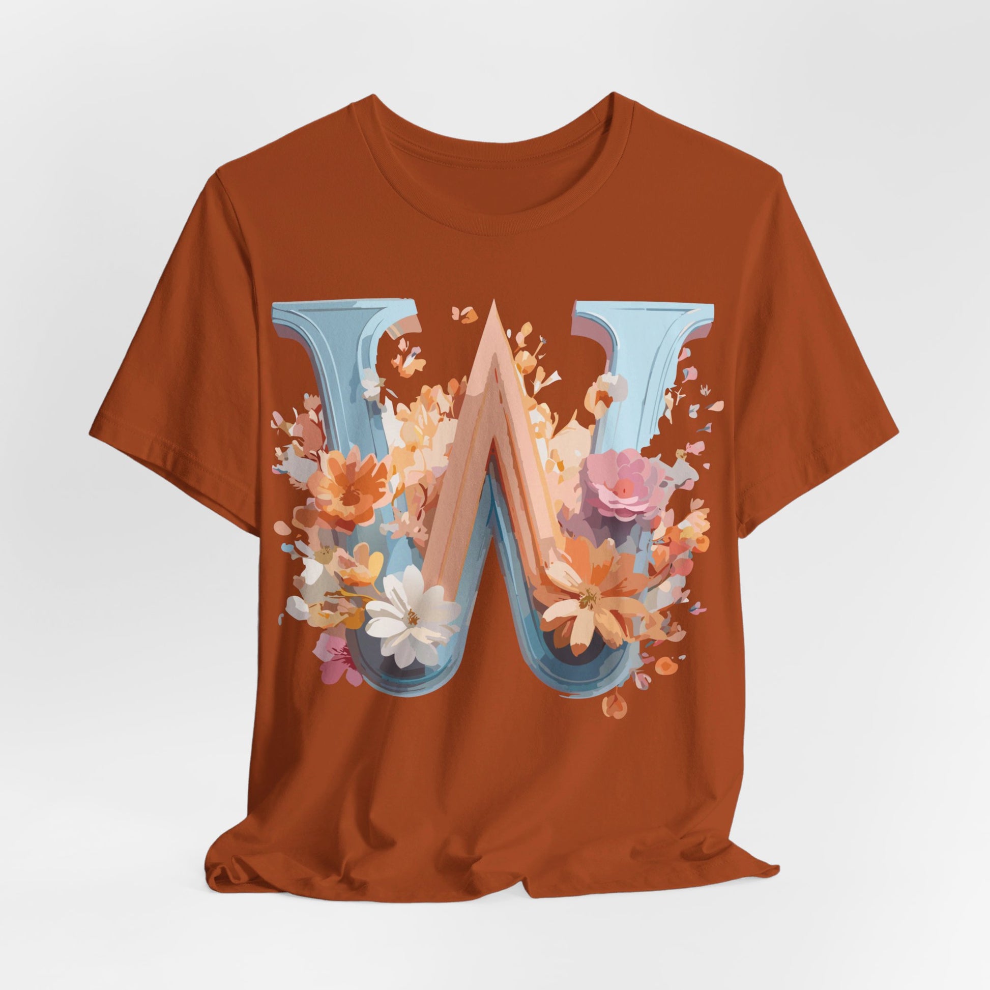 Natural Cotton Tee Shirt - Letters Collection - W Printify