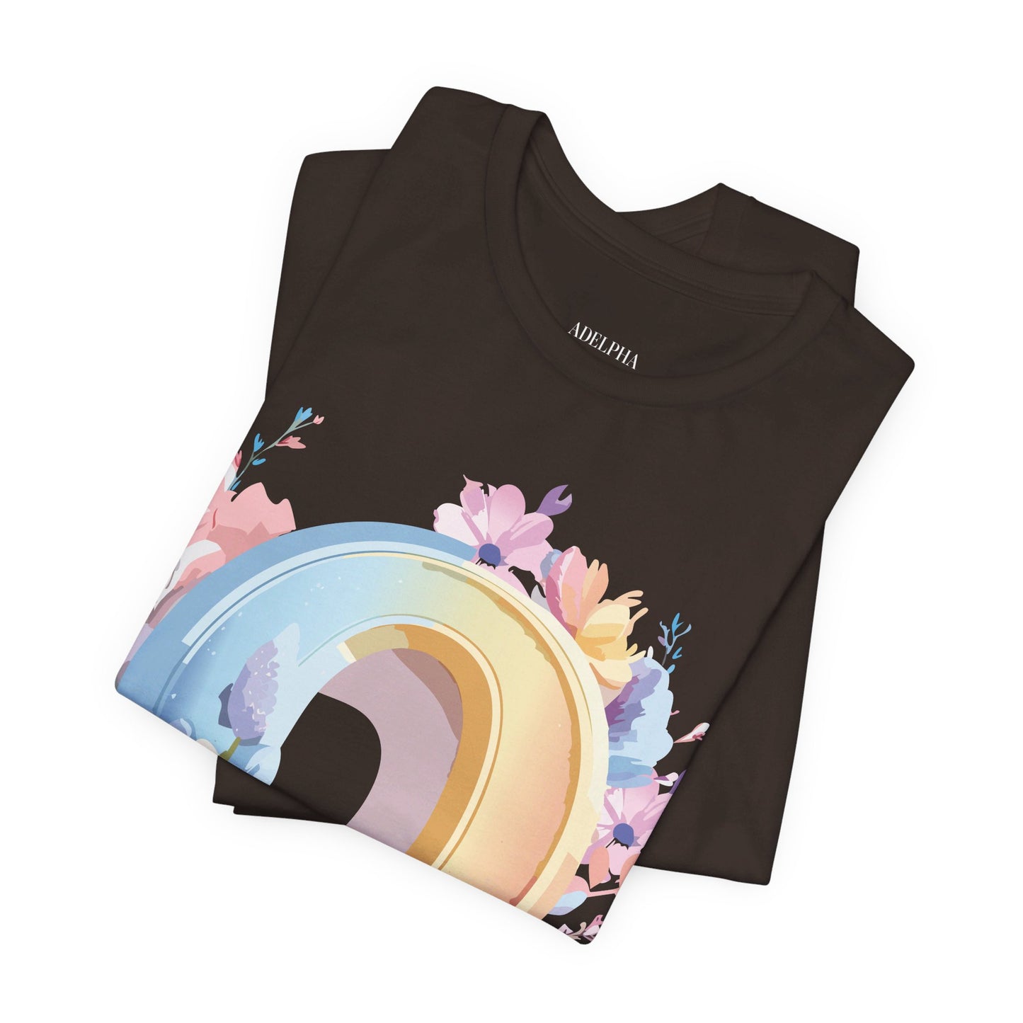 Natural Cotton Tee Shirt - Letters Collection - O Printify