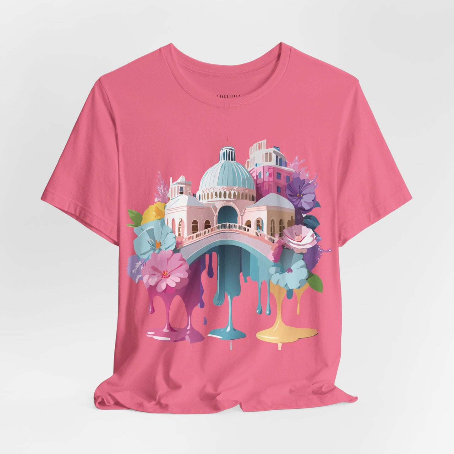 Natural Cotton Tee Shirt - Beautiful Places Collection - Venice Printify
