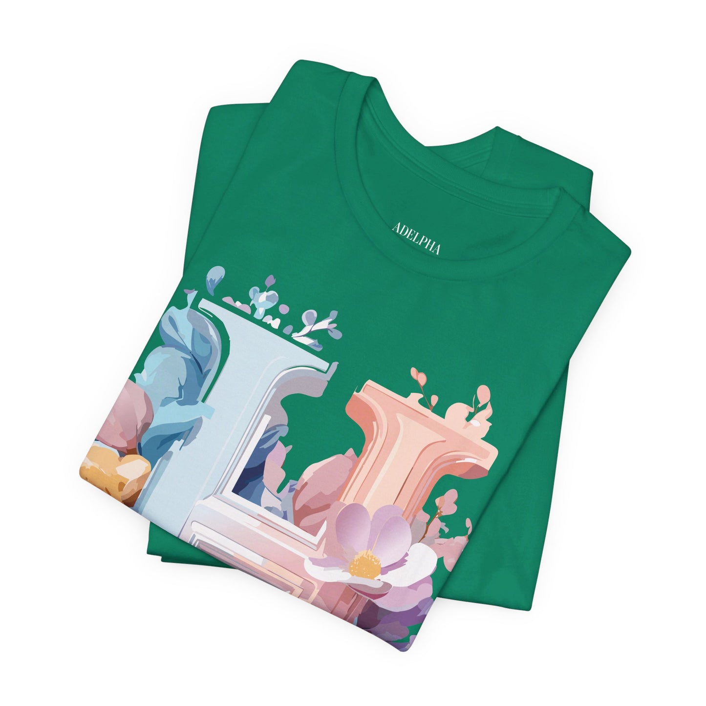 Natural Cotton Tee Shirt - Letters Collection - H Printify