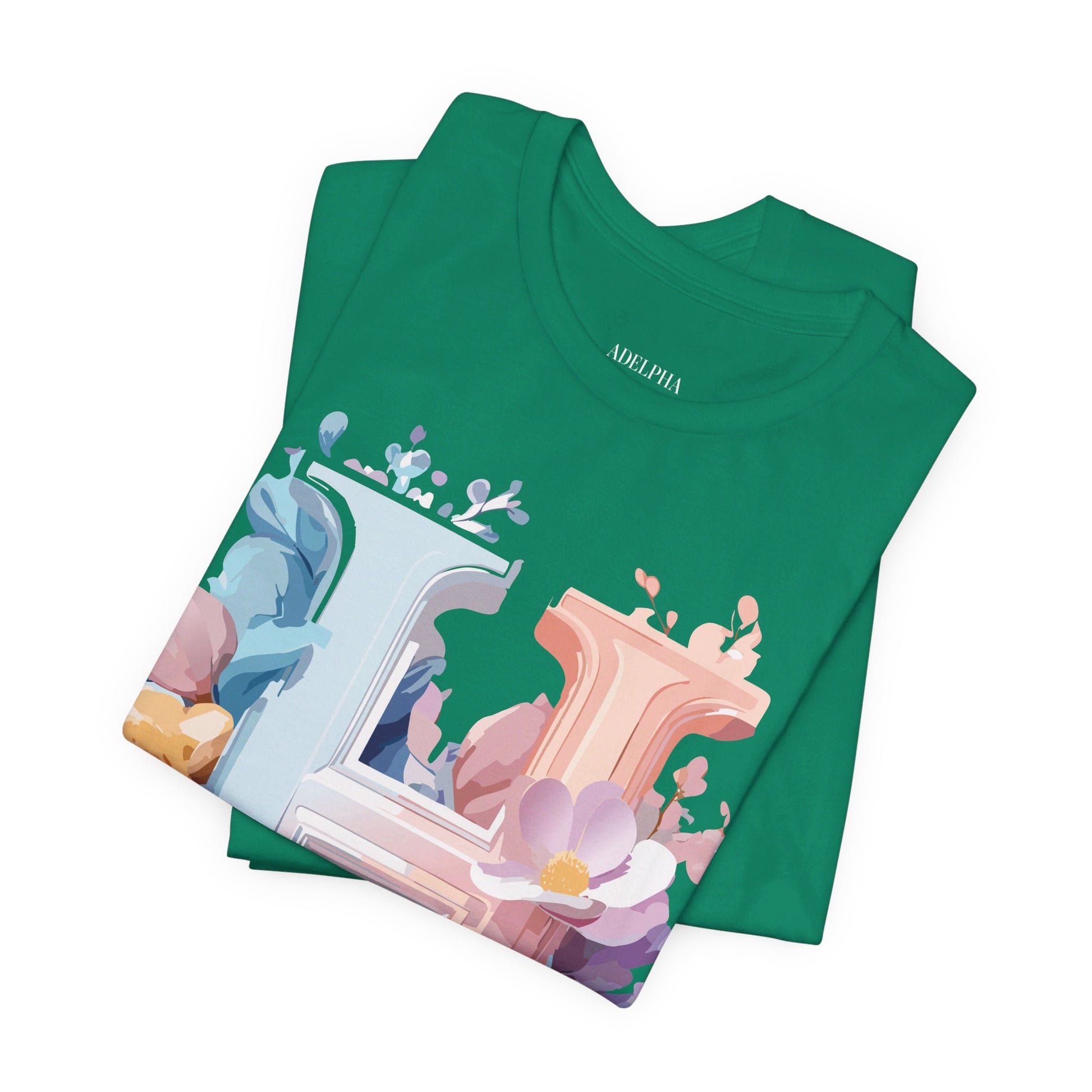 Natural Cotton Tee Shirt - Letters Collection - H Printify