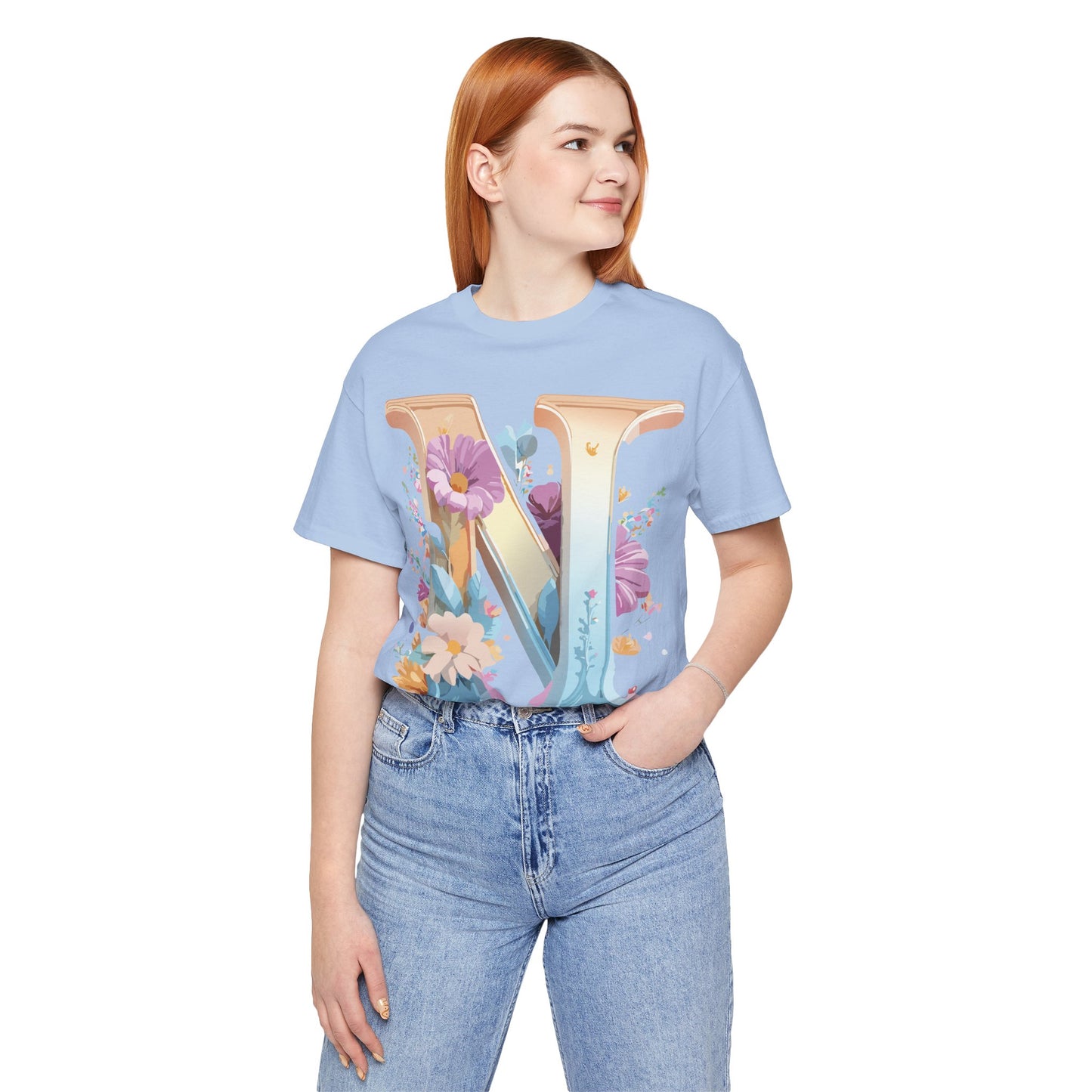 Letter Shirt, Letter N Shirt - ADELPHA