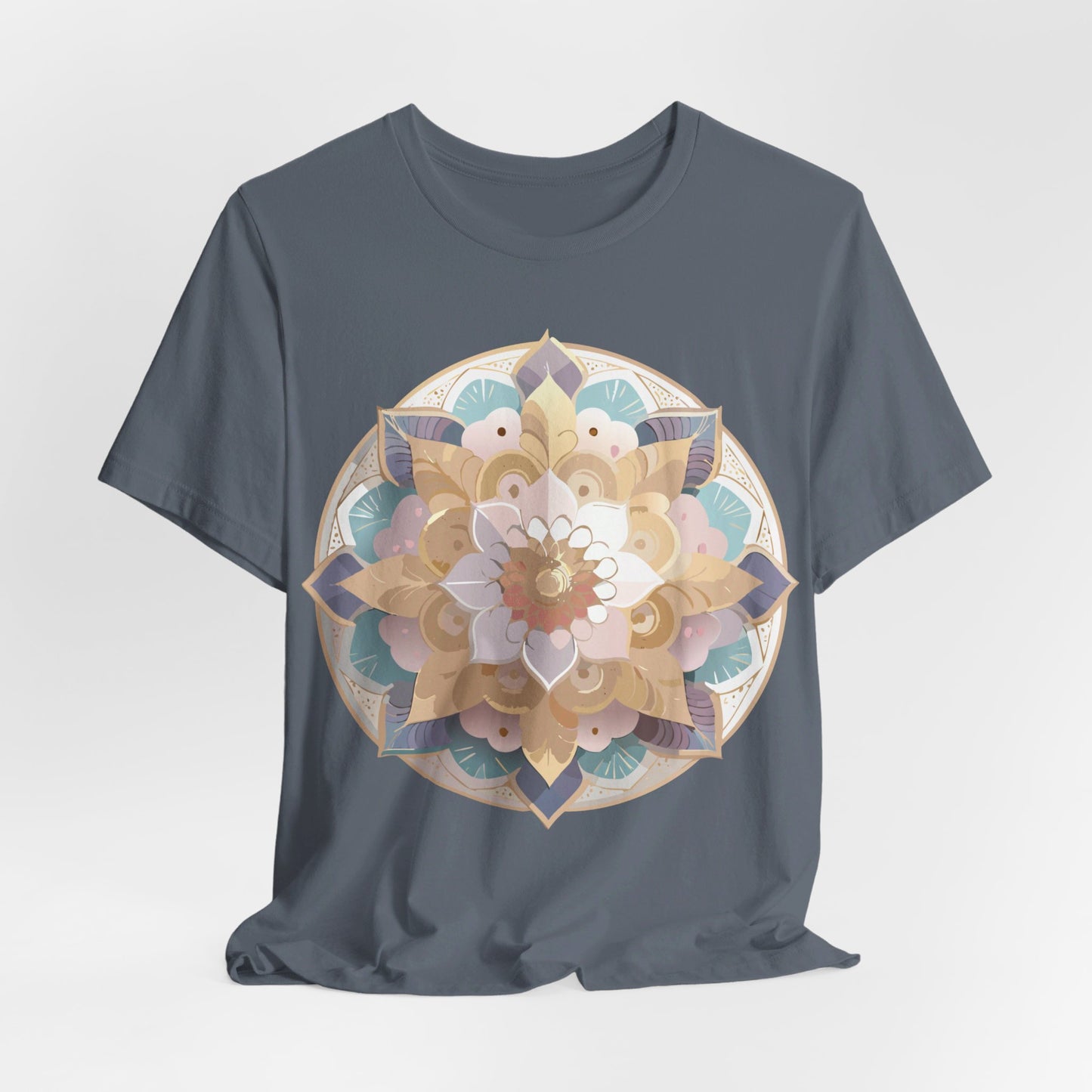 Natural Cotton Tee Shirt - Medallion Collection Printify