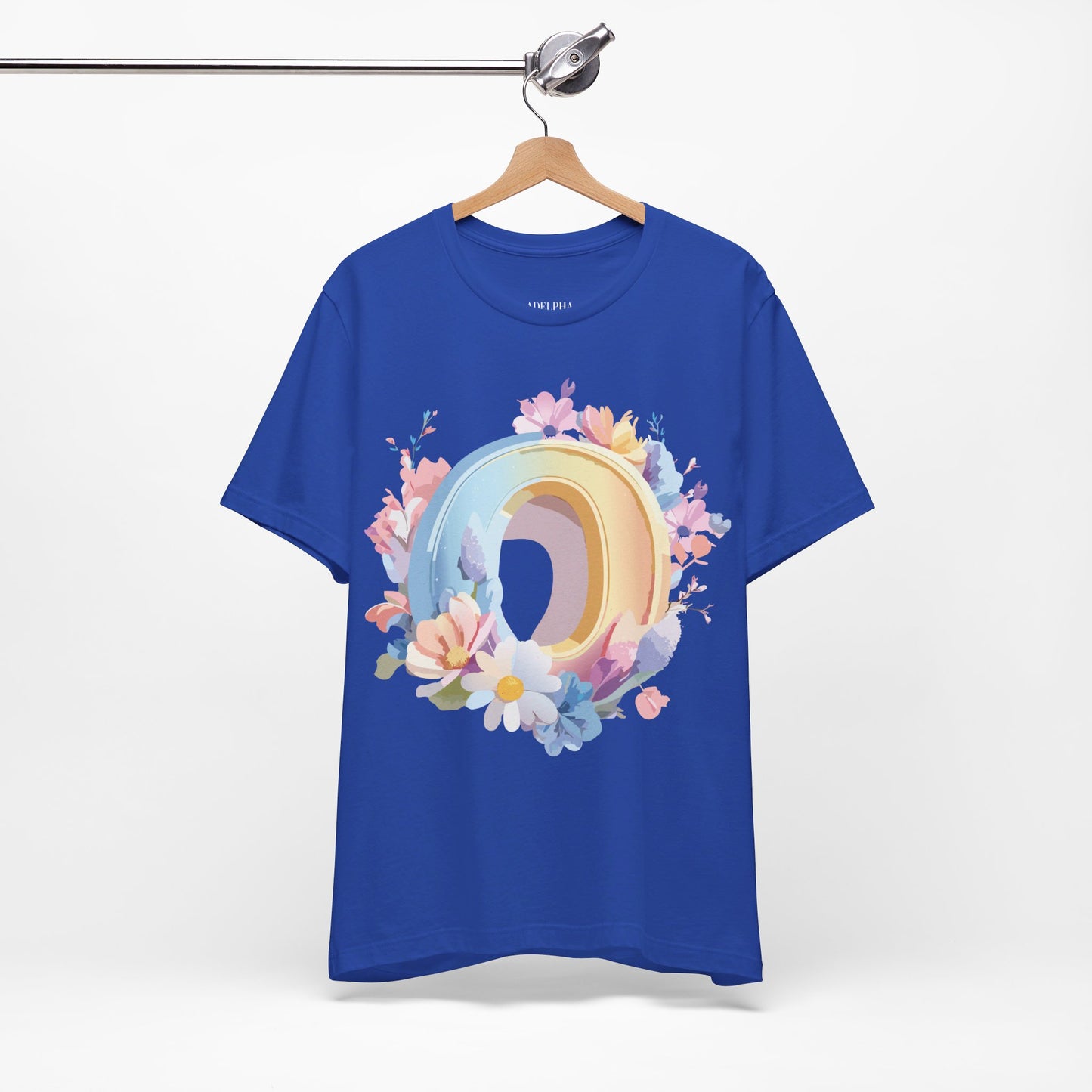 Natural Cotton Tee Shirt - Letters Collection - O Printify