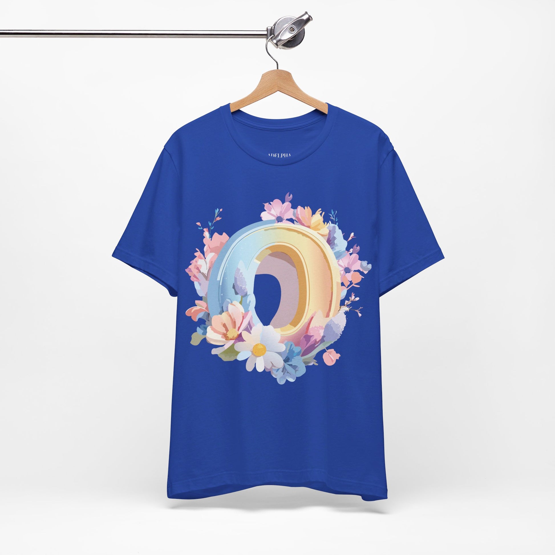Natural Cotton Tee Shirt - Letters Collection - O Printify