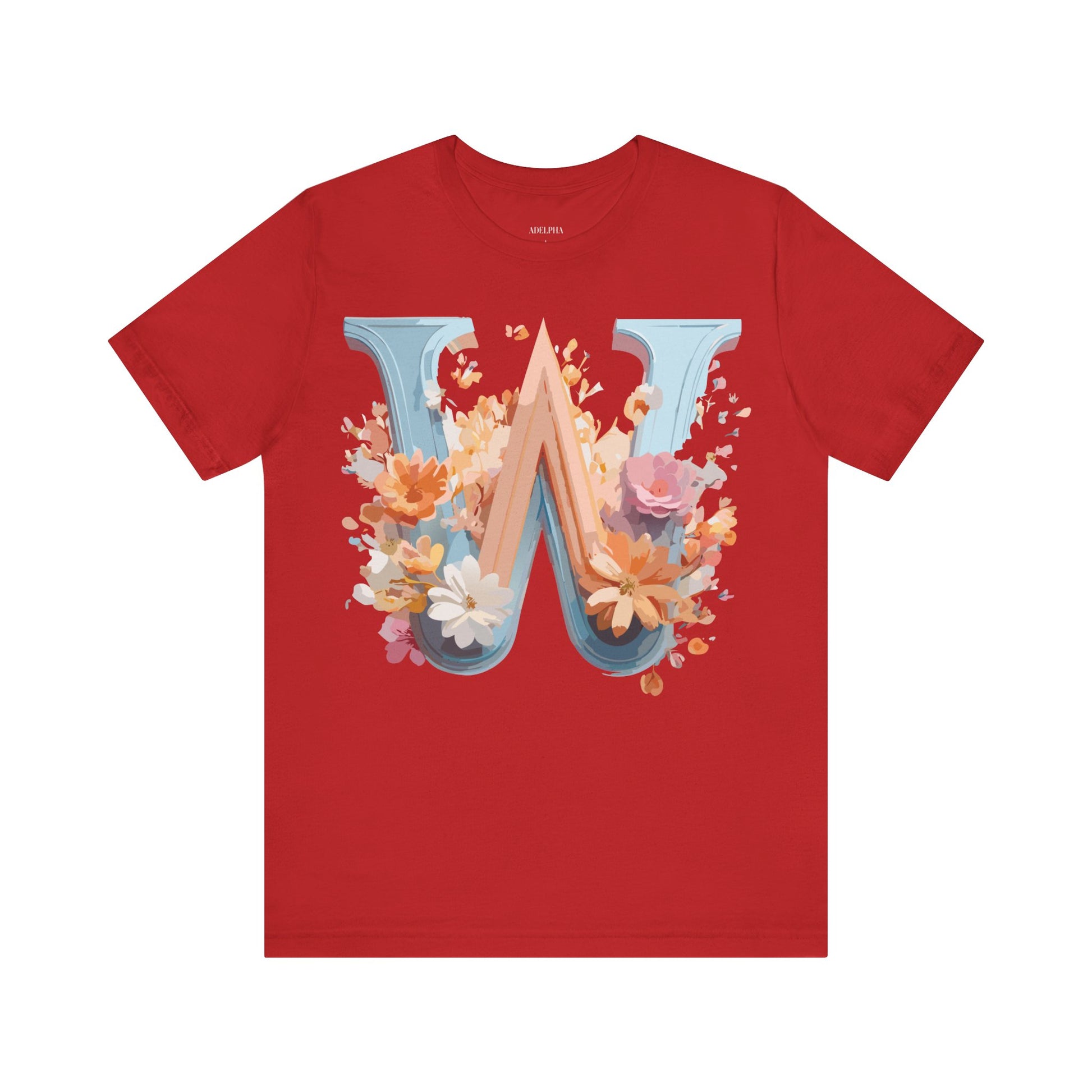 Natural Cotton Tee Shirt - Letters Collection - W Printify