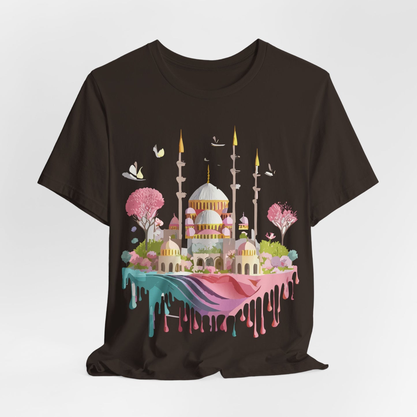 Natural Cotton Tee Shirt - Istanbul, Turkey Printify