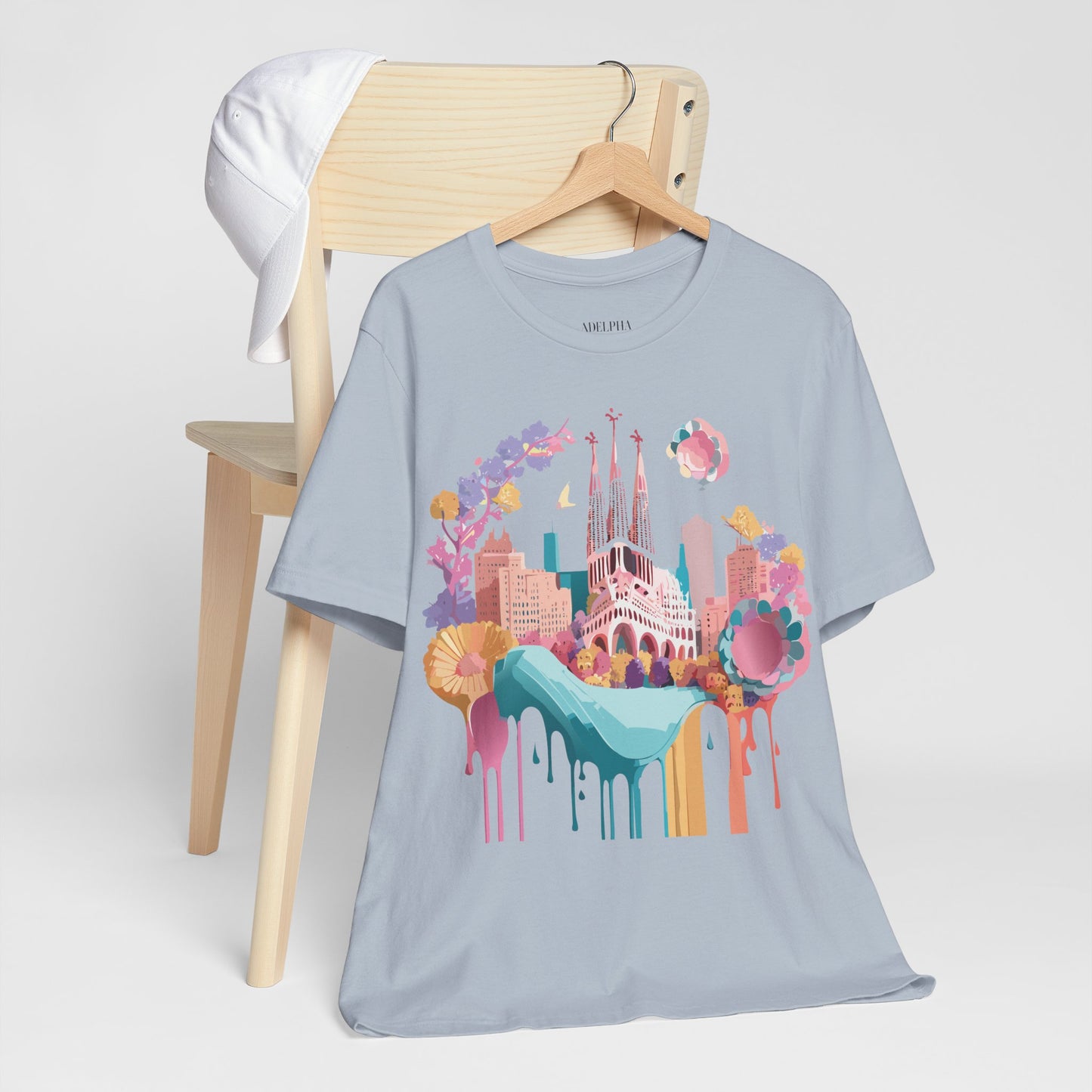 Tourist Shirt, Shirt with Barcelona - ADELPHA