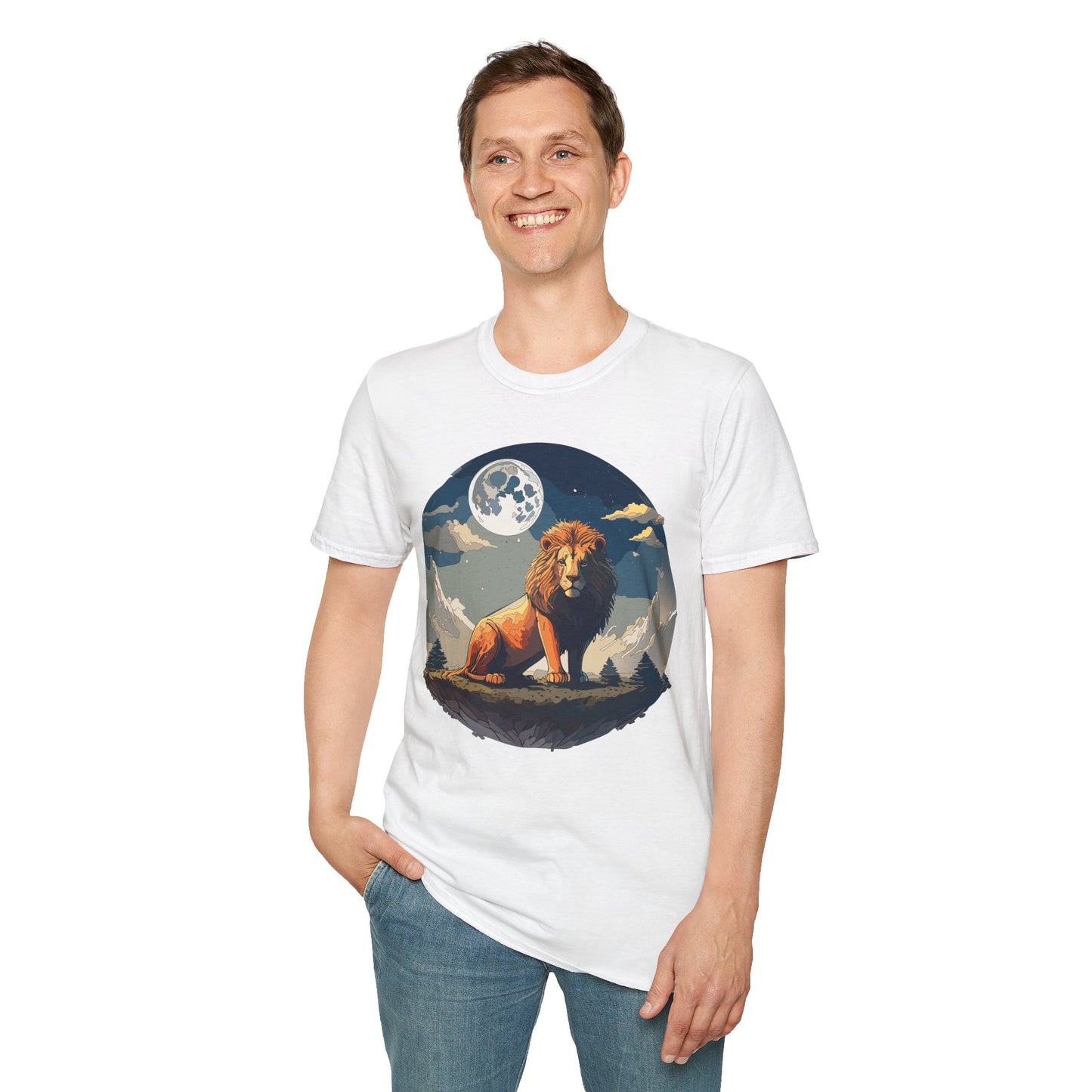 Lion Shirt, Shirt with Lion, Animal Tee, Shirt with Animals