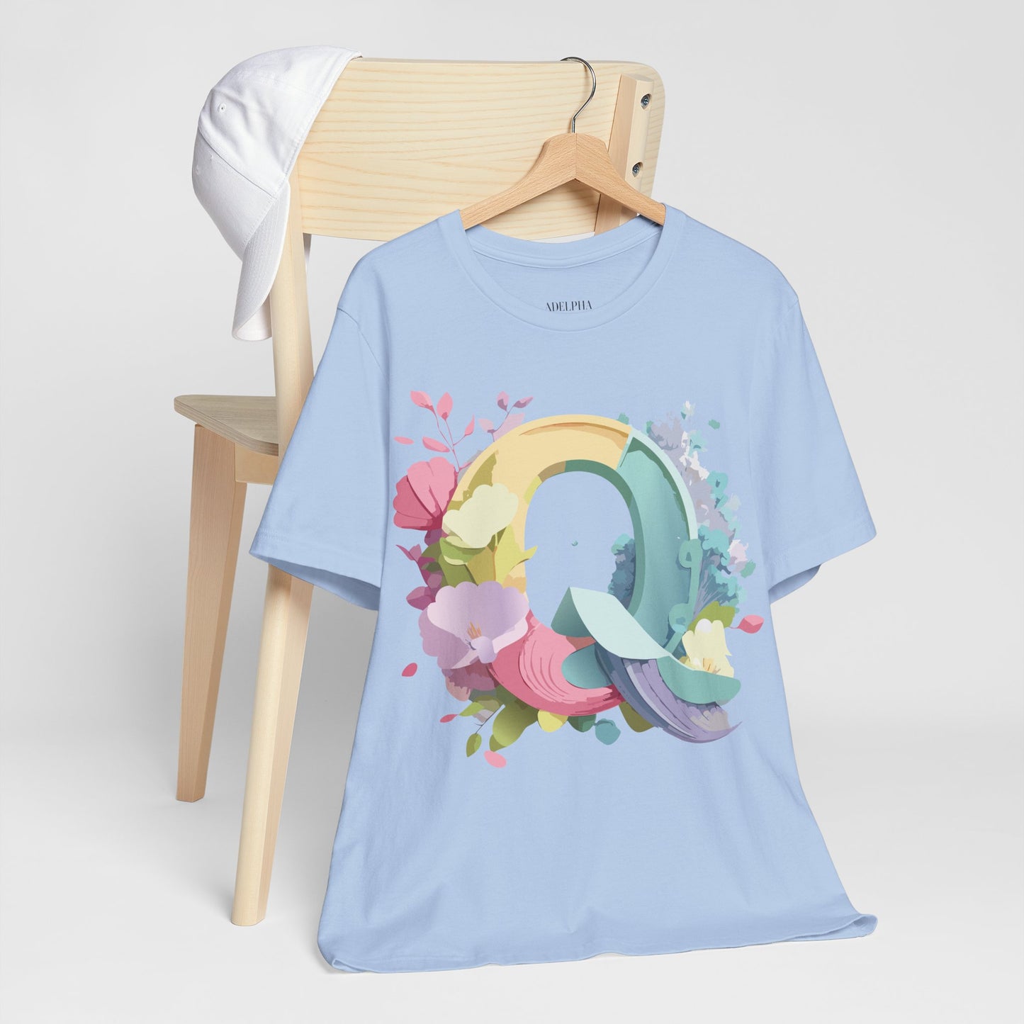 Letter Shirt, Letter Q Shirt - ADELPHA