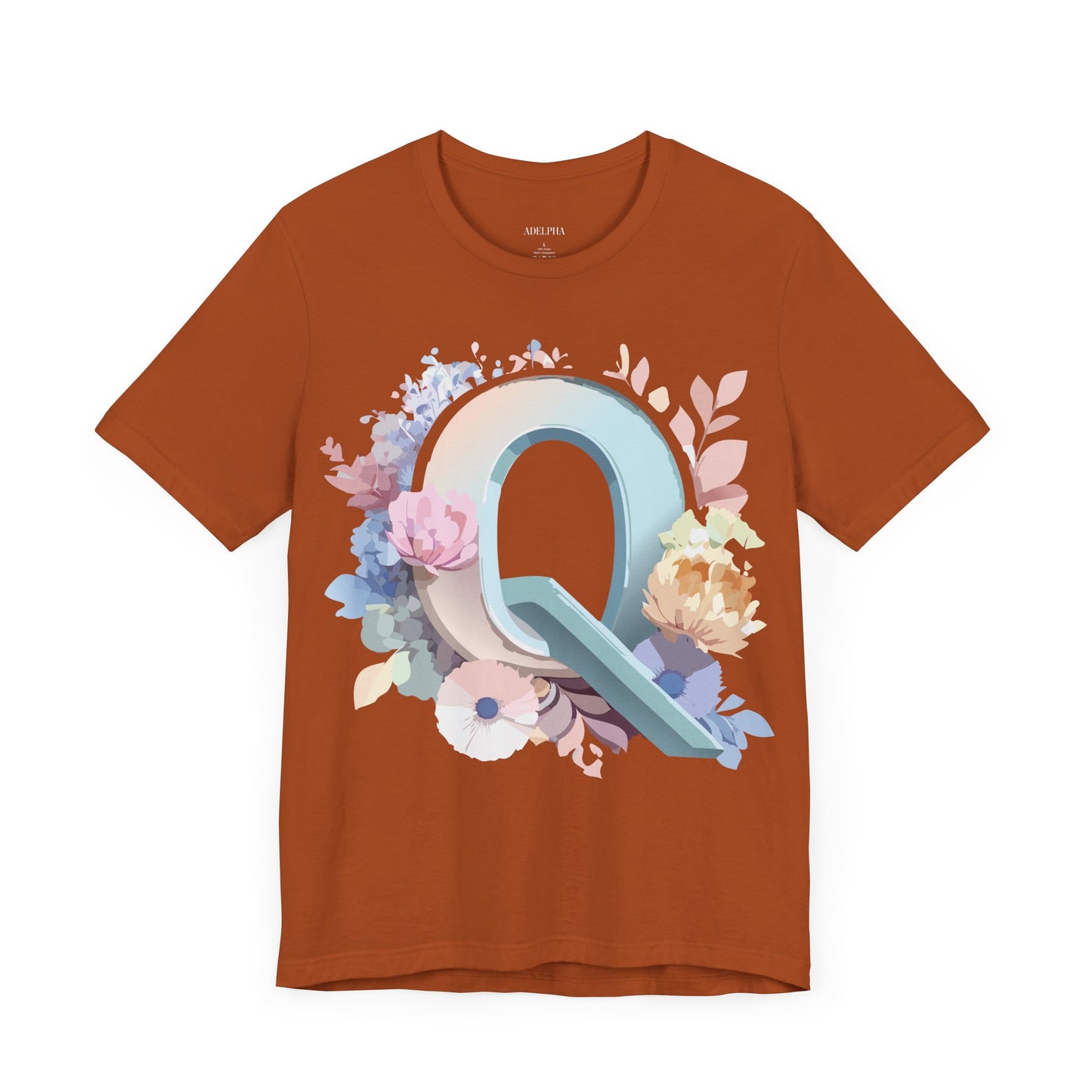 Letter Shirt, Letter Q Shirt - ADELPHA