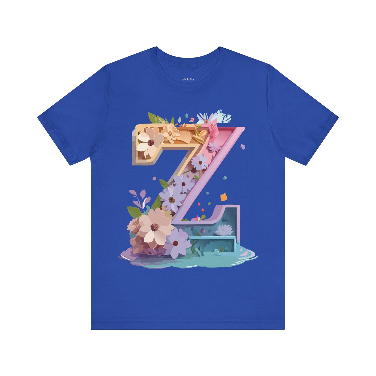Natural Cotton Tee Shirt - Letters Collection - Z Printify