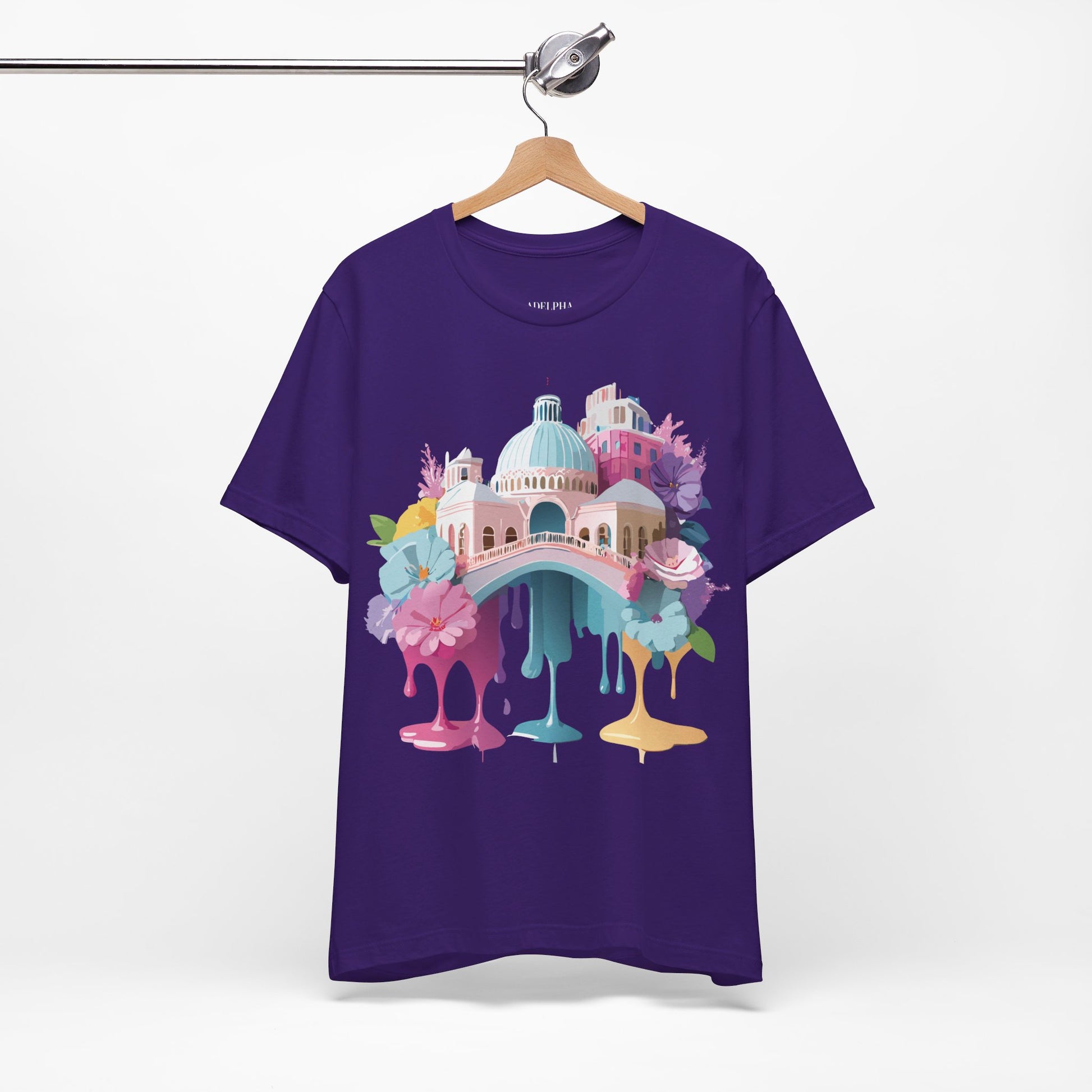 Natural Cotton Tee Shirt - Beautiful Places Collection - Venice Printify
