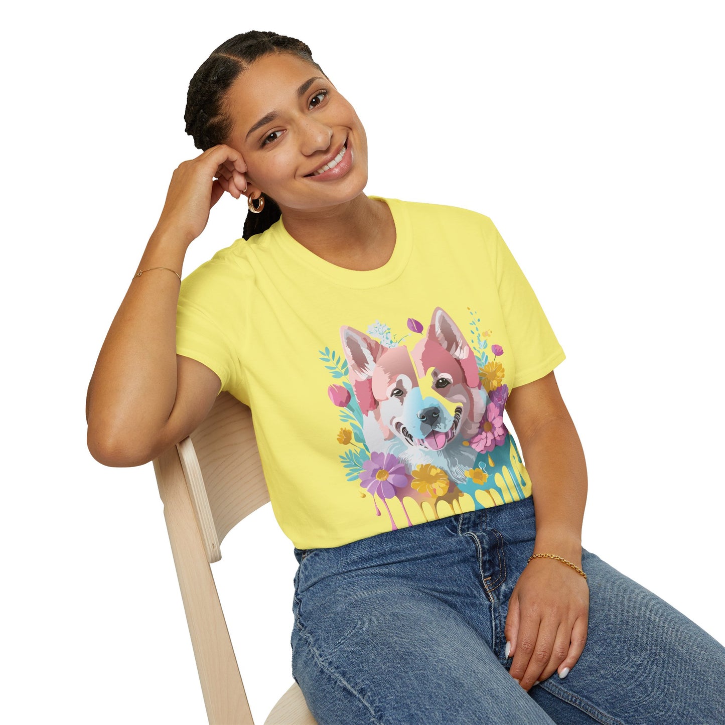 Dog Shirt, Shirt with Dog, Animal Tee, Shirt with Animals