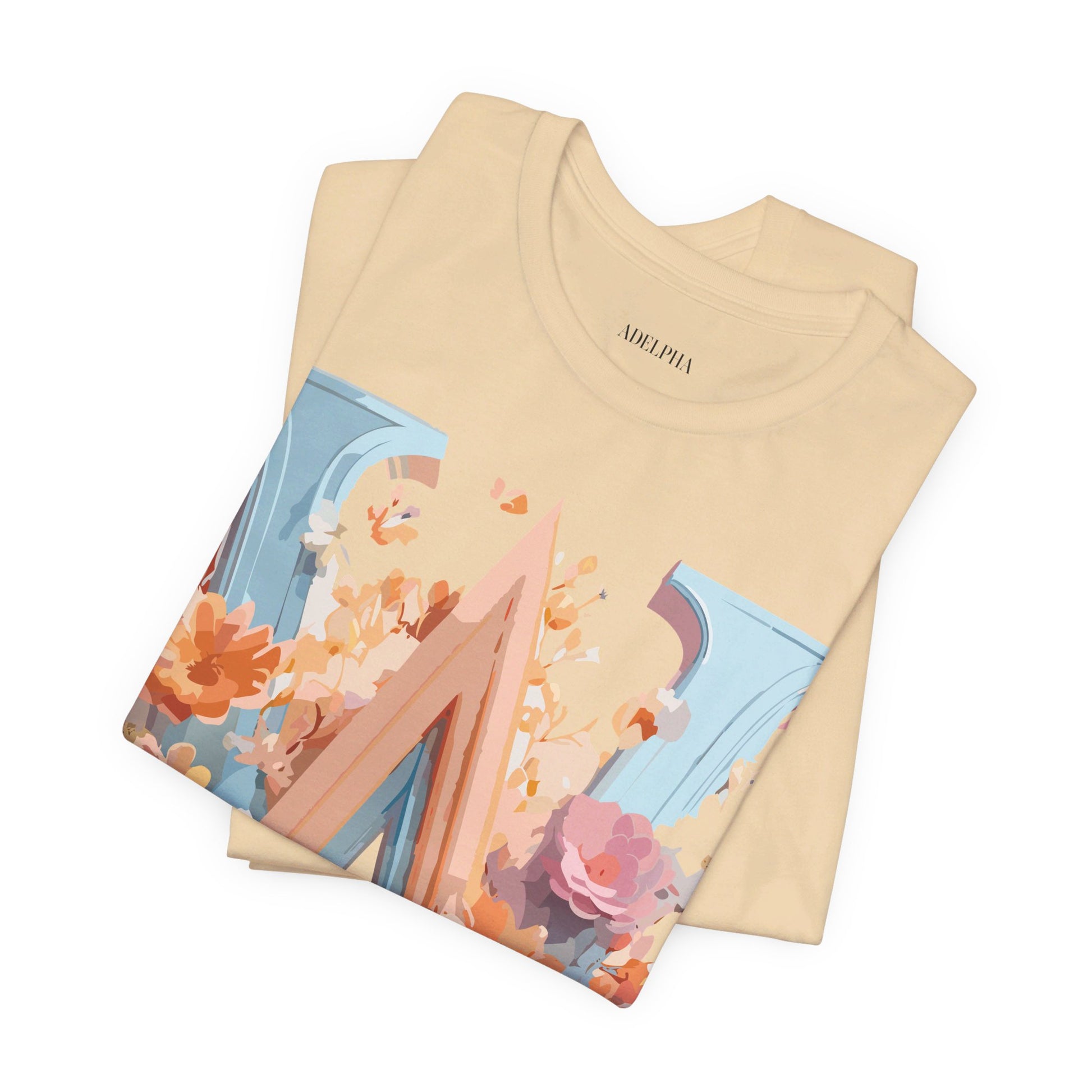 Natural Cotton Tee Shirt - Letters Collection - W Printify