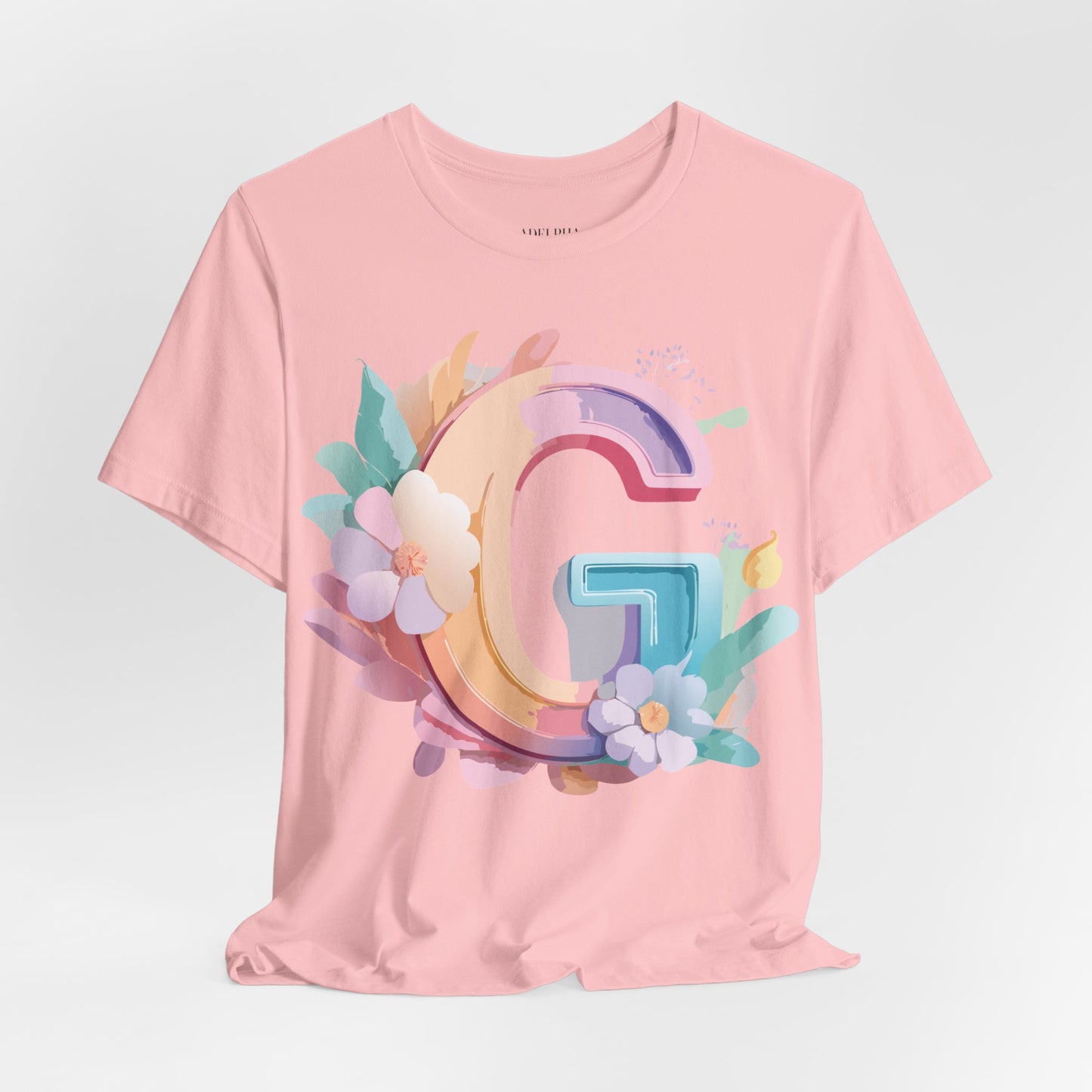 Natural Cotton Tee Shirt - Letters Collection - G Printify