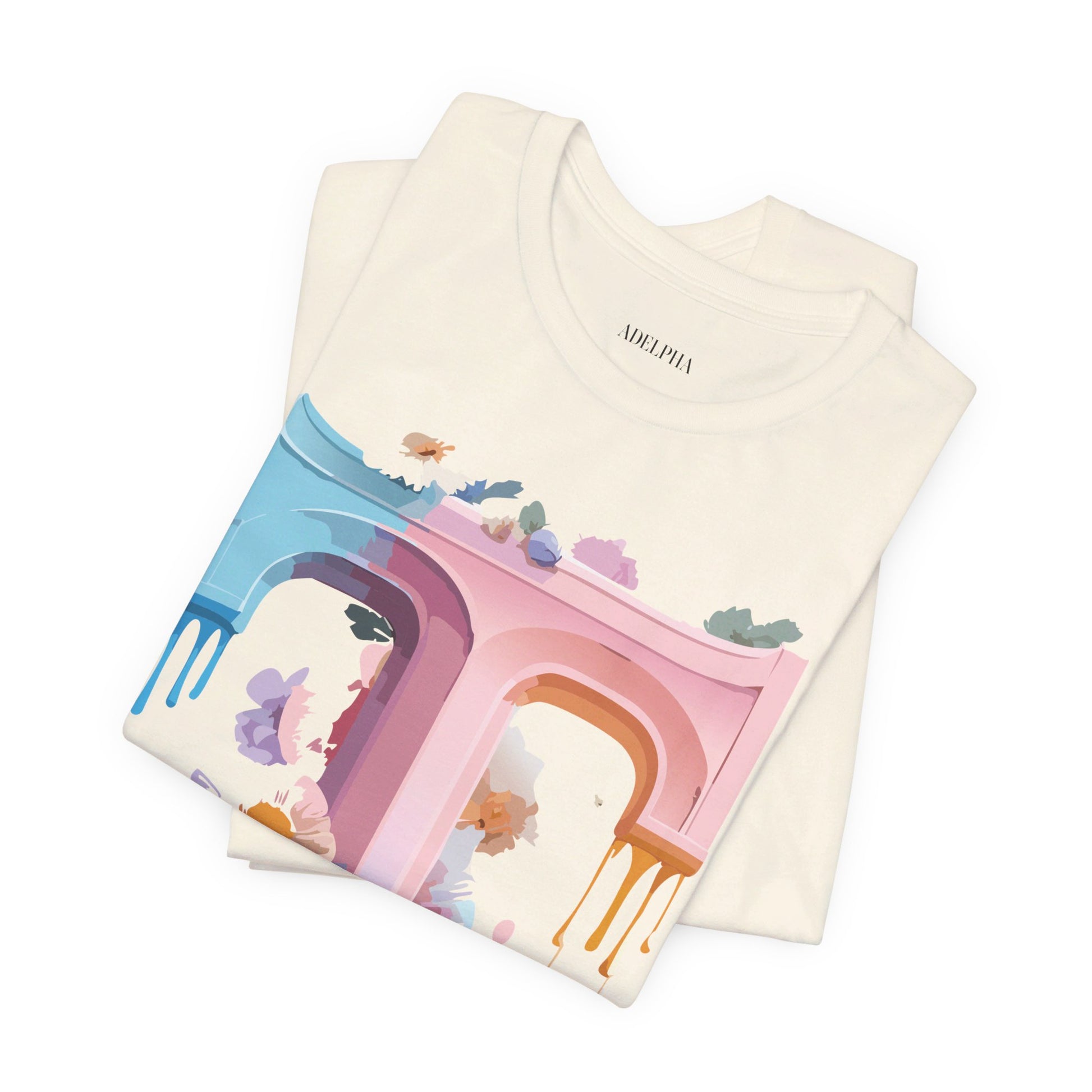 Natural Cotton Tee Shirt - Letters Collection - T Printify