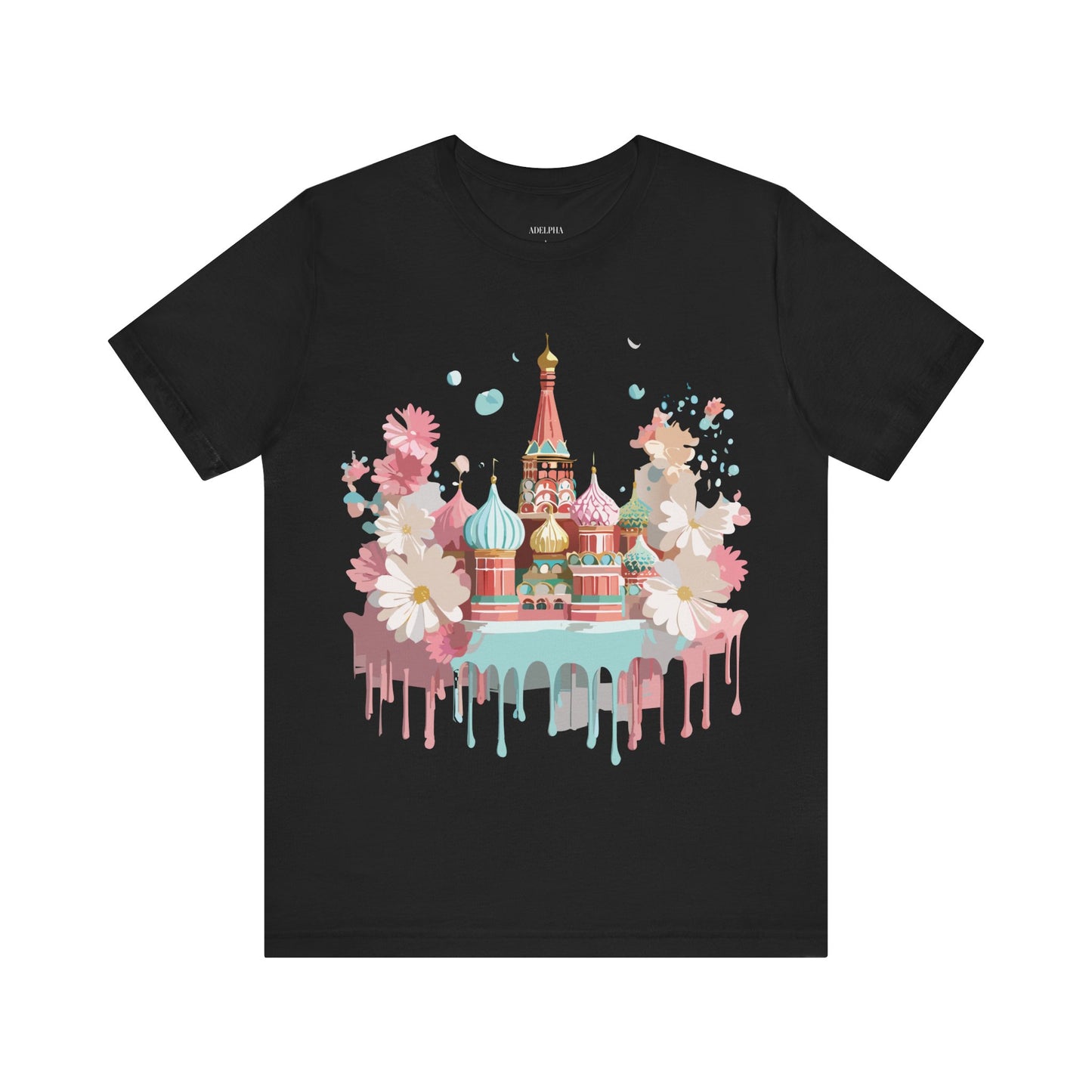 Natural Cotton Tee Shirt - Beautiful Places Collection - Moscow Printify