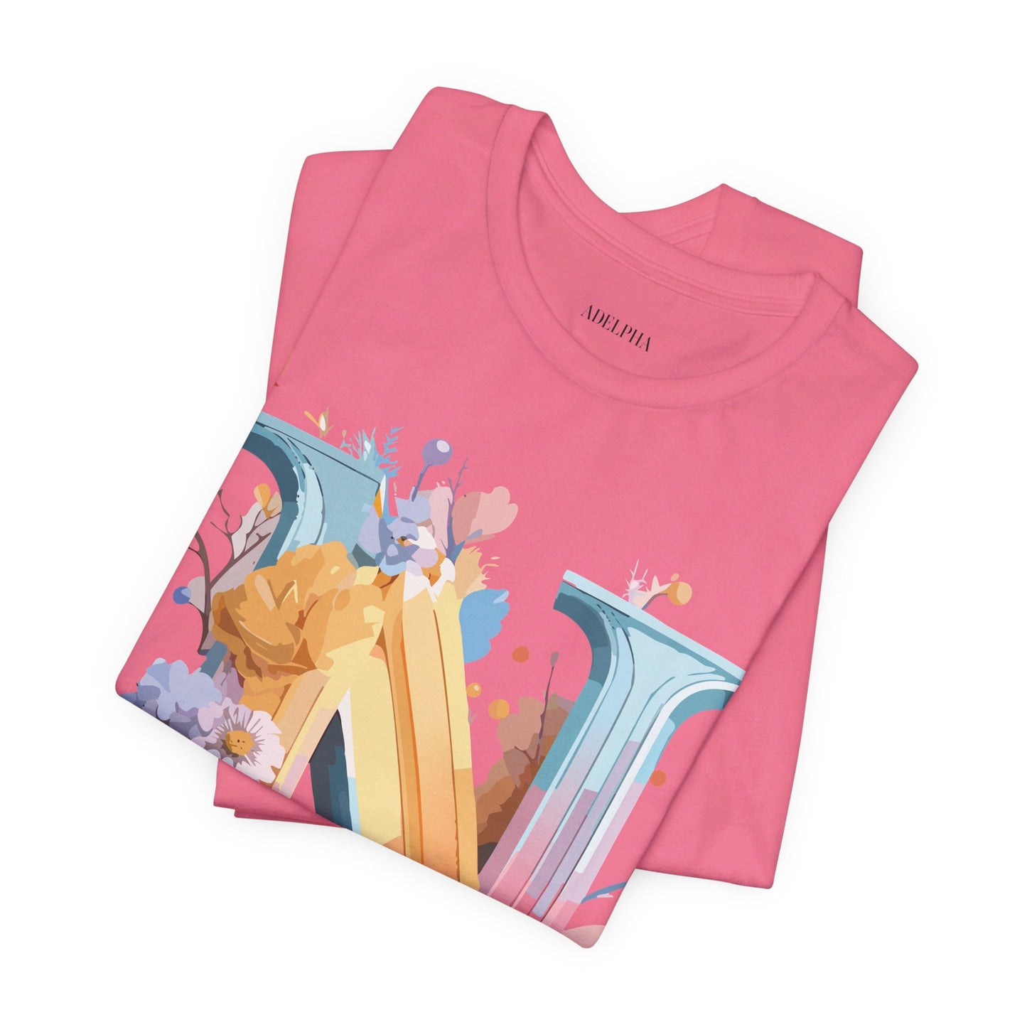 Natural Cotton Tee Shirt - Letters Collection - N Printify