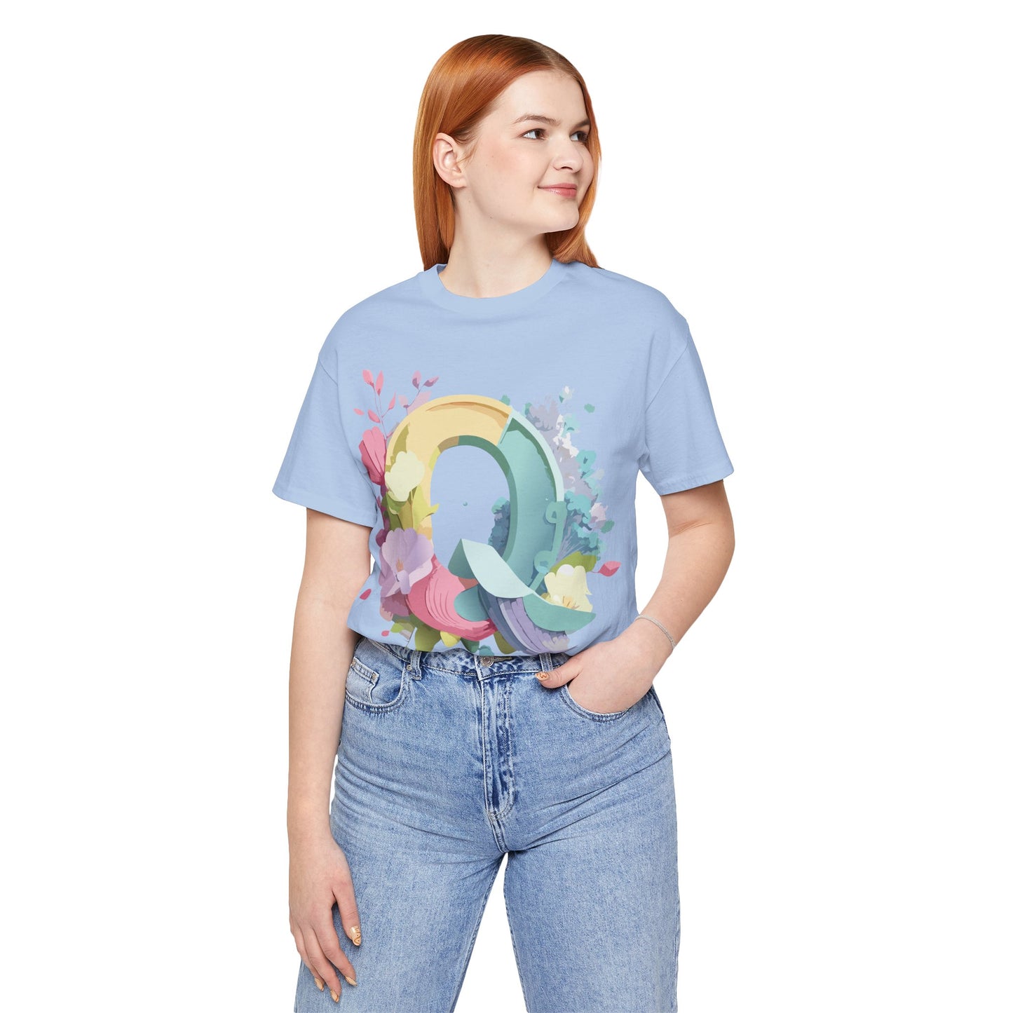 Letter Shirt, Letter Q Shirt - ADELPHA