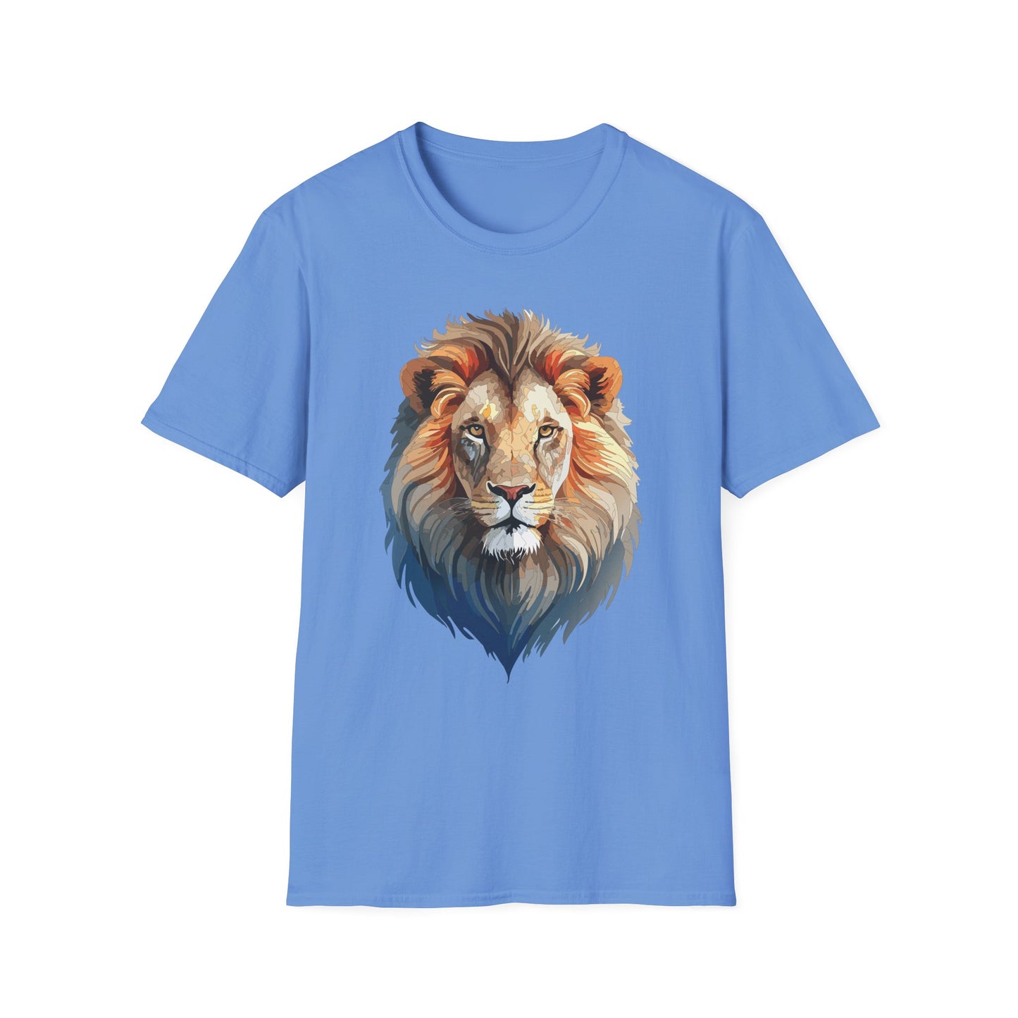 Lion Shirt, Shirt with Lion, Floral Lion Tee, Shirt with Animals