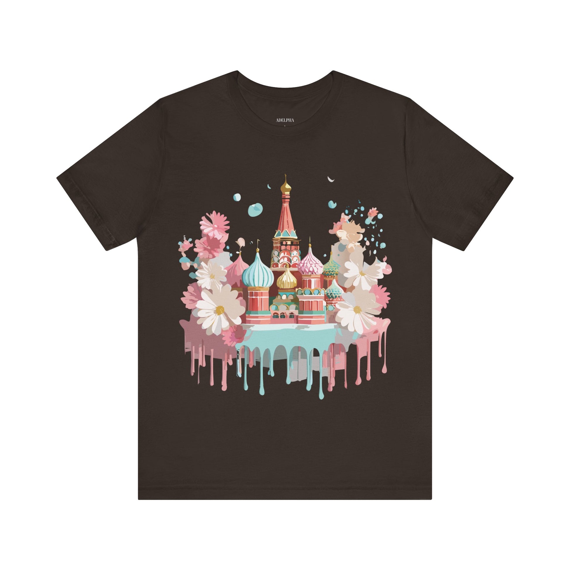 Natural Cotton Tee Shirt - Beautiful Places Collection - Moscow Printify