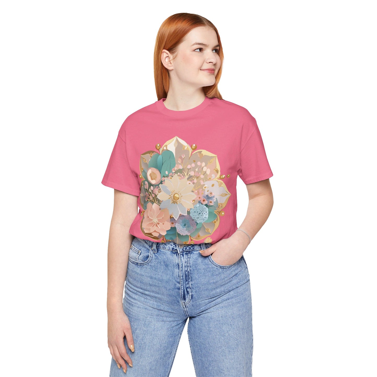 Natural Cotton Tee Shirt - Medallion Collection Printify