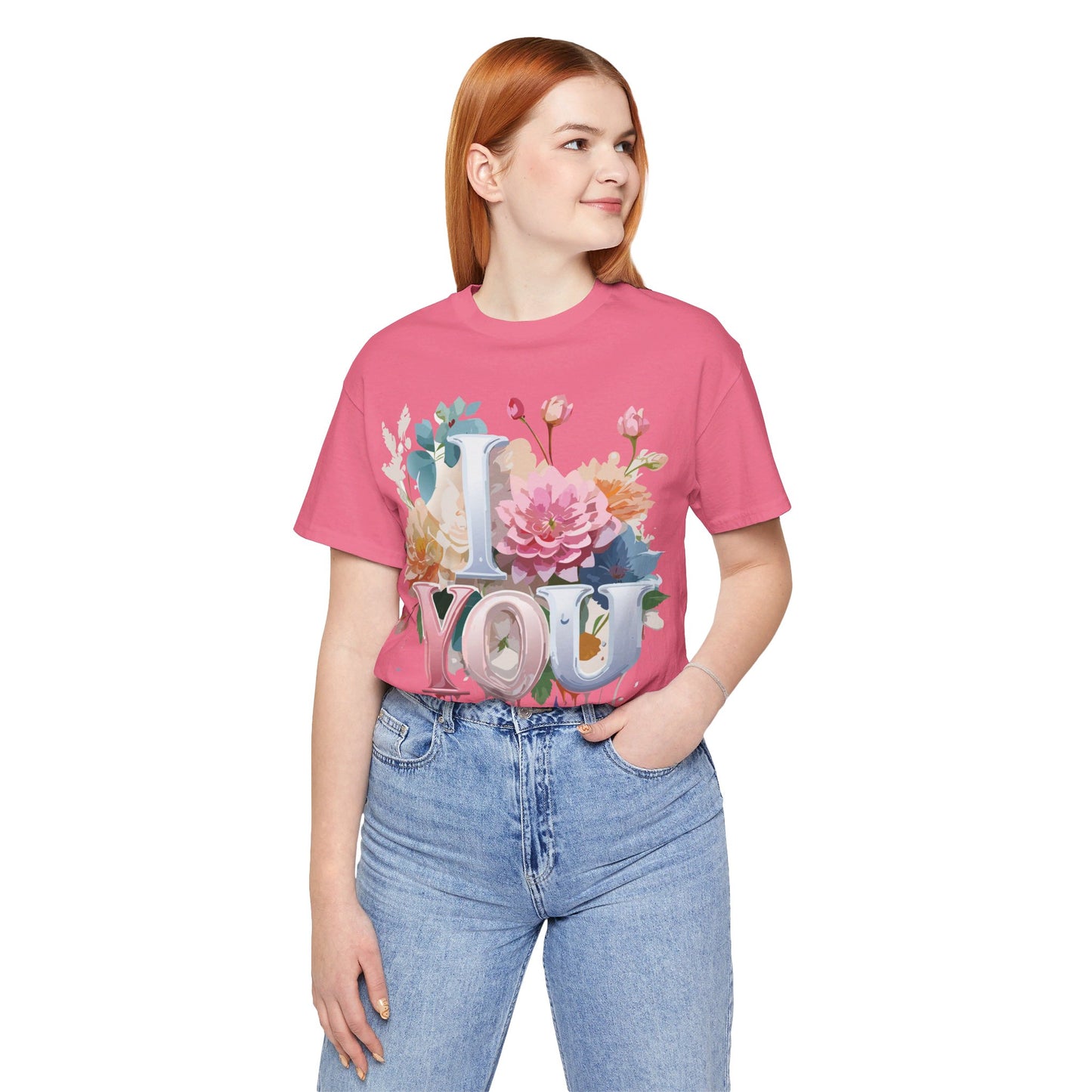 Natural Cotton Tee Shirt - Love story Collection Printify