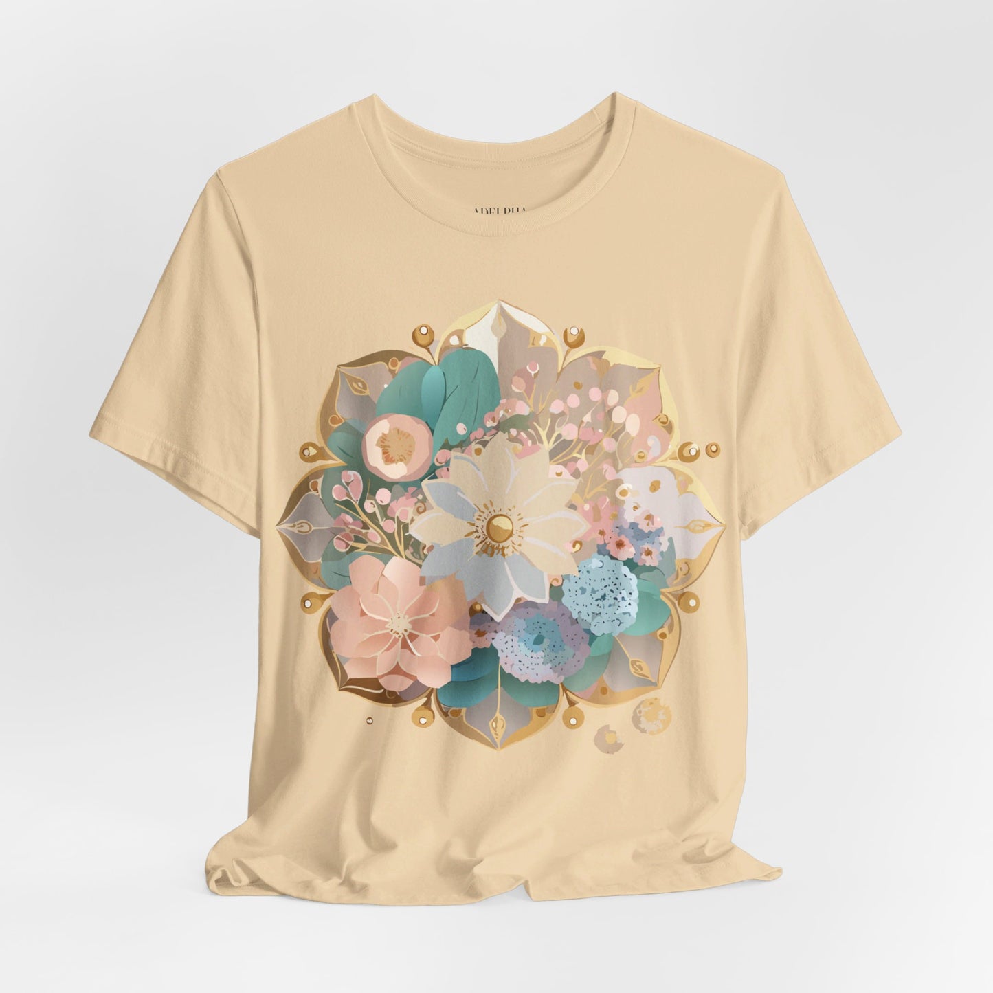 Natural Cotton Tee Shirt - Medallion Collection Printify