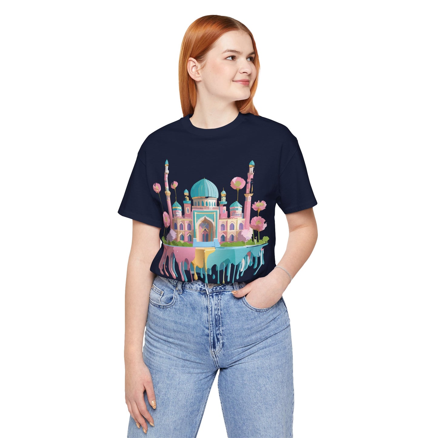 Natural Cotton Tee Shirt - Tashkent, Uzbekistan Printify