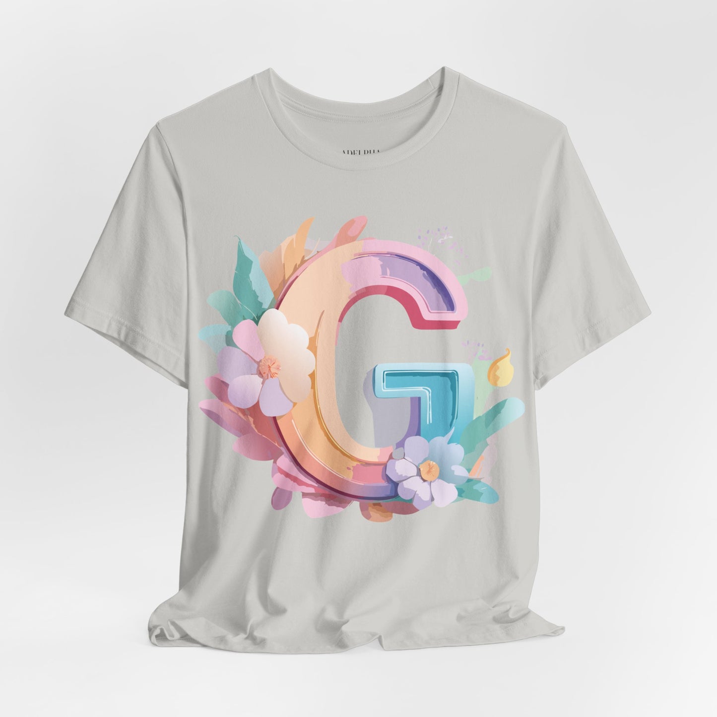Natural Cotton Tee Shirt - Letters Collection - G Printify