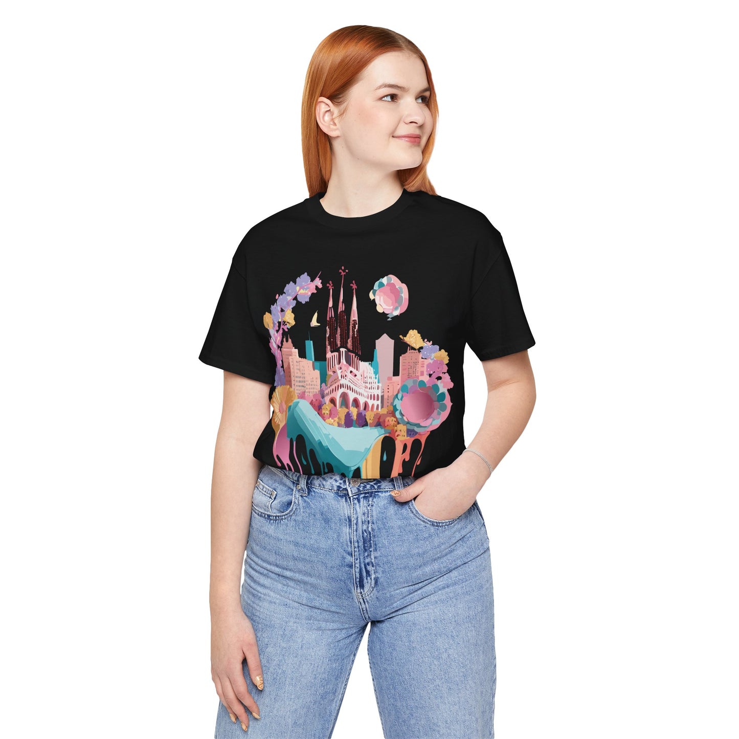 Tourist Shirt, Shirt with Barcelona - ADELPHA