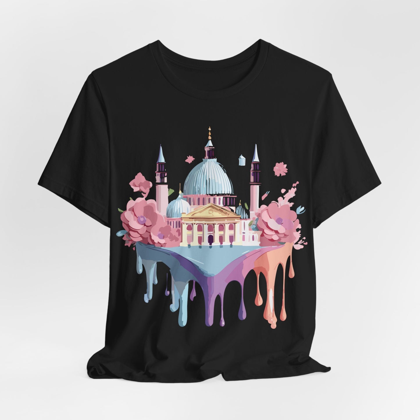 Natural Cotton Tee Shirt - Beautiful Places Collection - Venice Printify