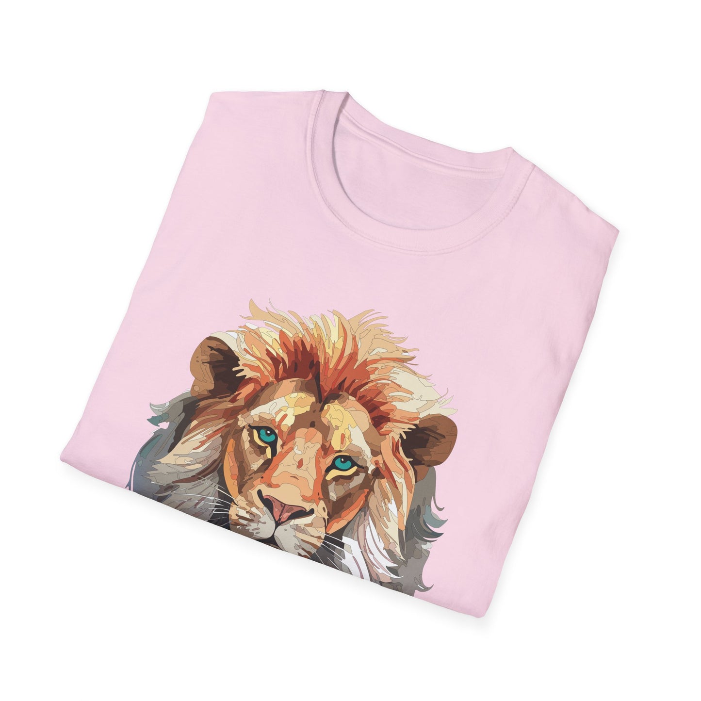 Lion Shirt, Shirt with Lion, Floral Lion Tee, Shirt with Animals